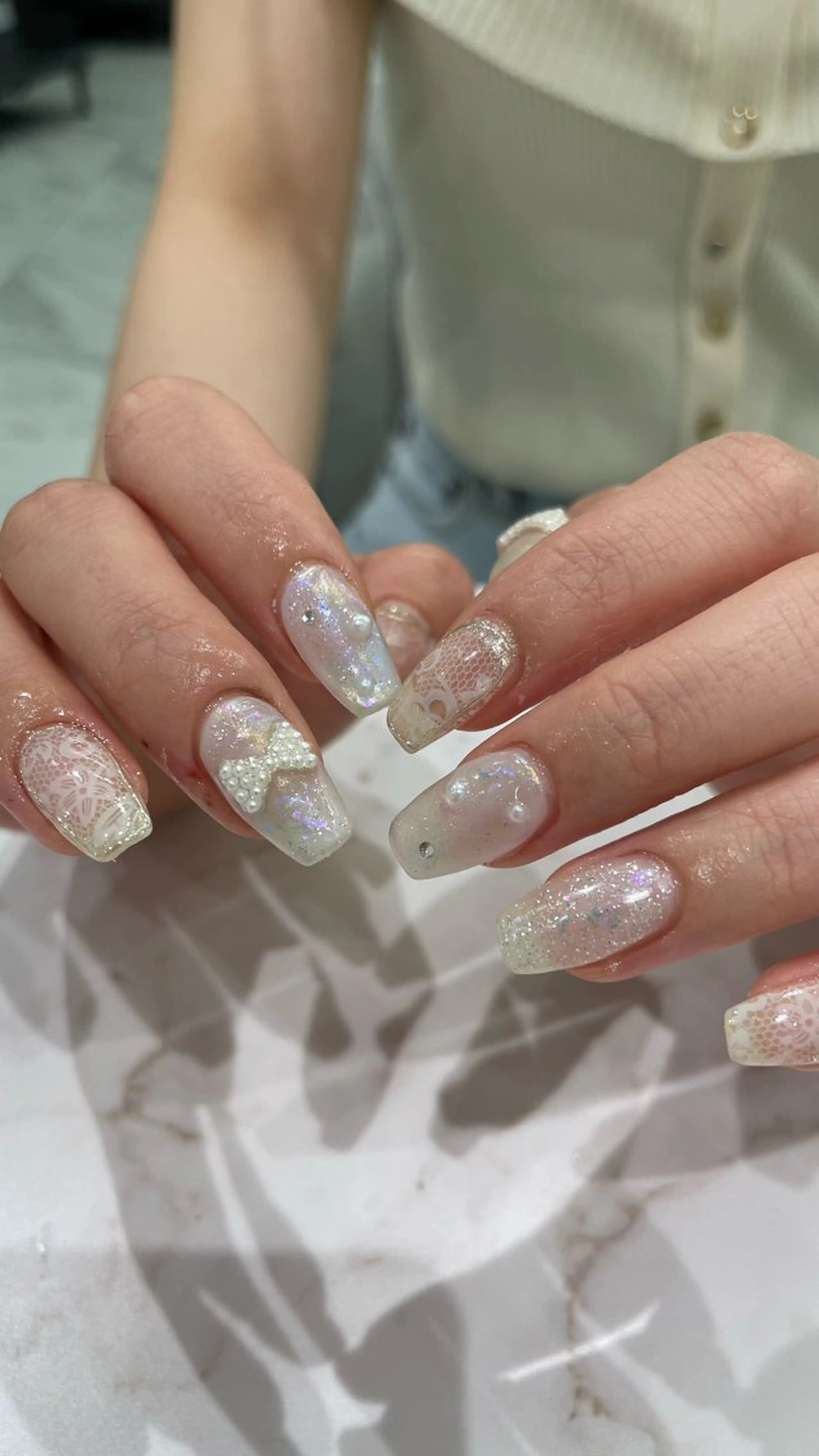 ネイル ハンドネイル 【淡色color/ nail】maikoのネイルデザイン