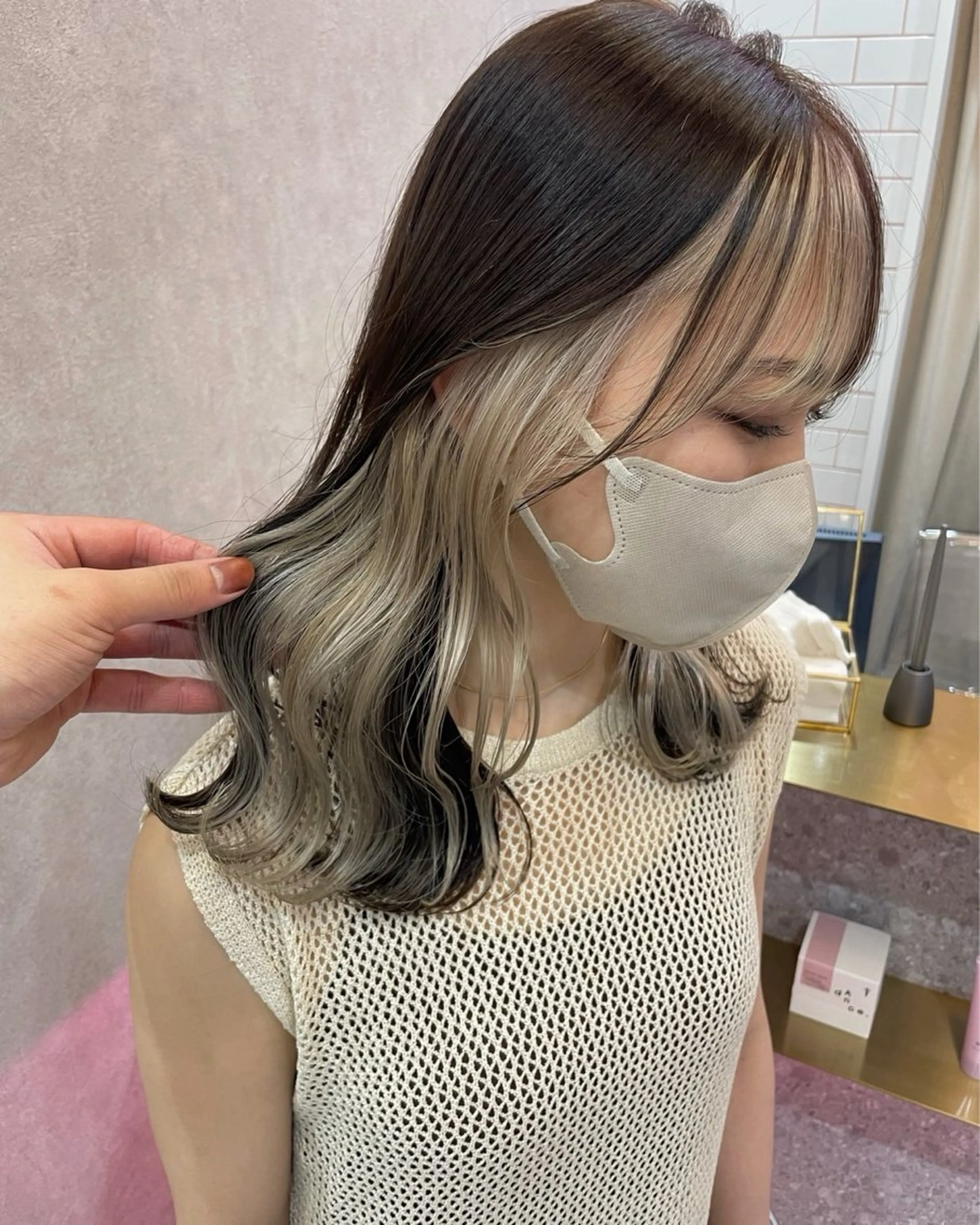 カラー ヘアカラー Lond mare所属・あ い か 🎀 レイヤーカットのヘアスタイル