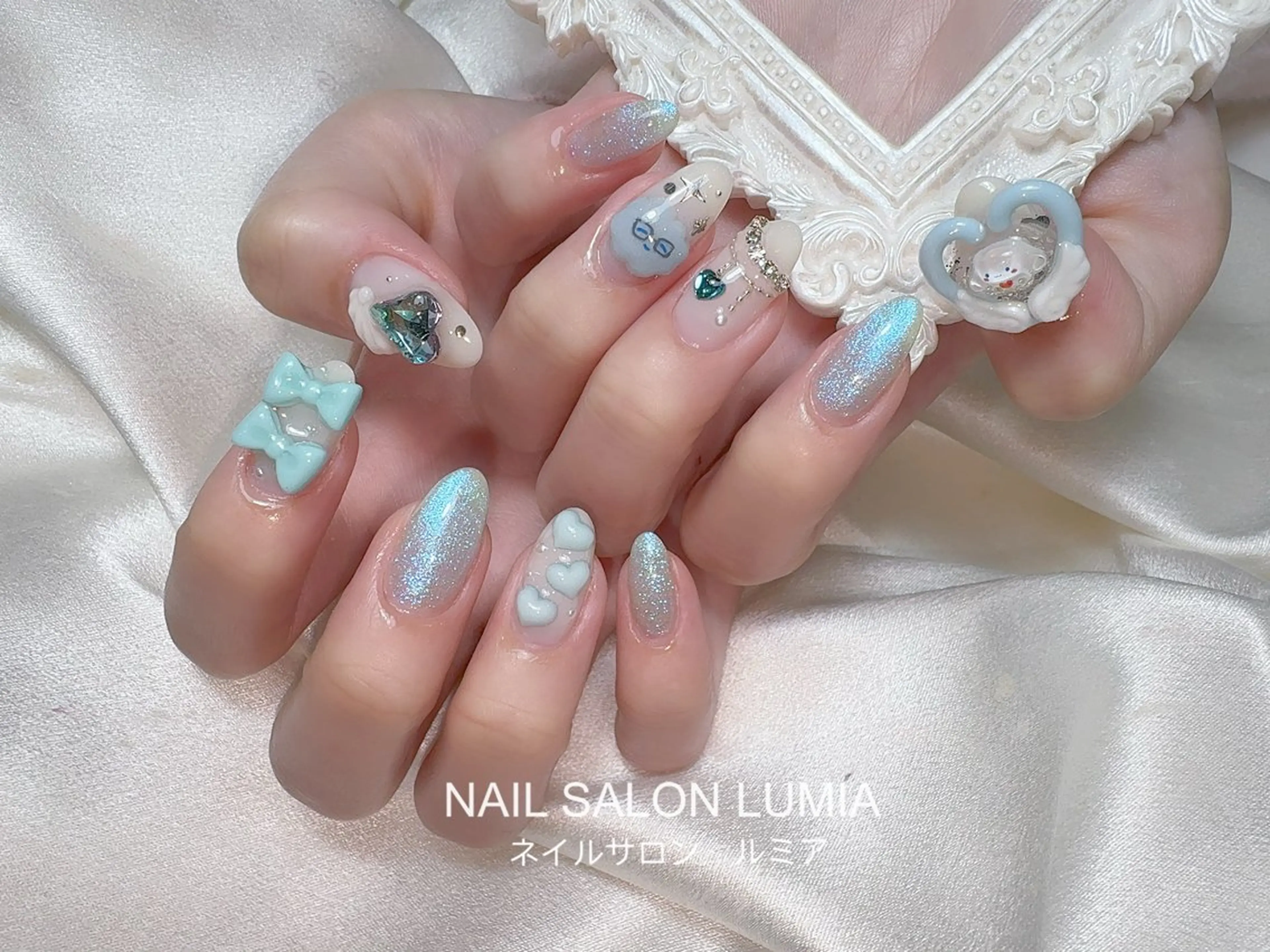 ネイル 持ち込み ハンドネイル ネイルサロン ルミア Lumia 店長のネイルデザイン