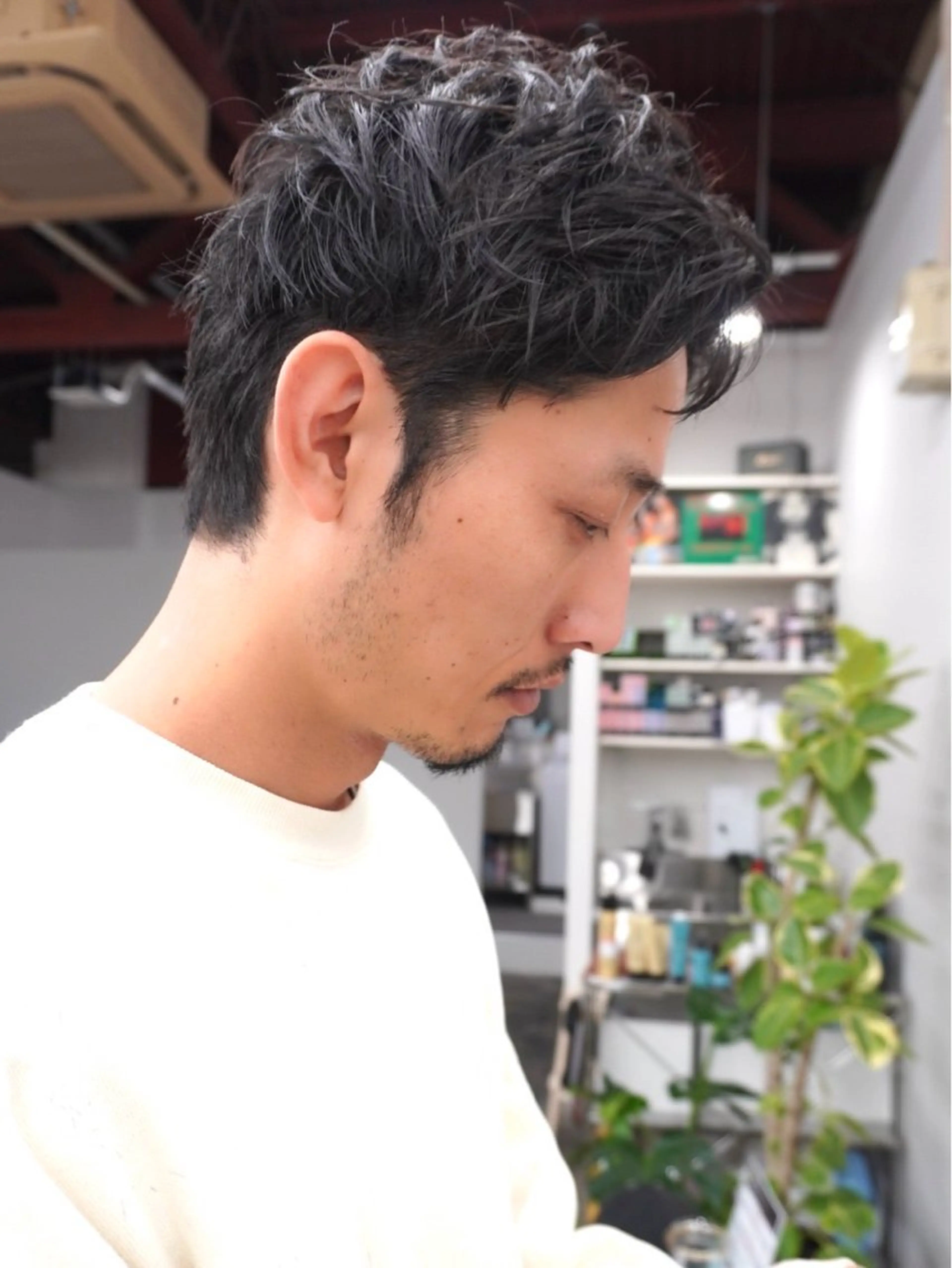 ショート メンズ BOW【ボウ】所属・メンズパーマ/本町/ 心斎橋/Takumiのヘアスタイル