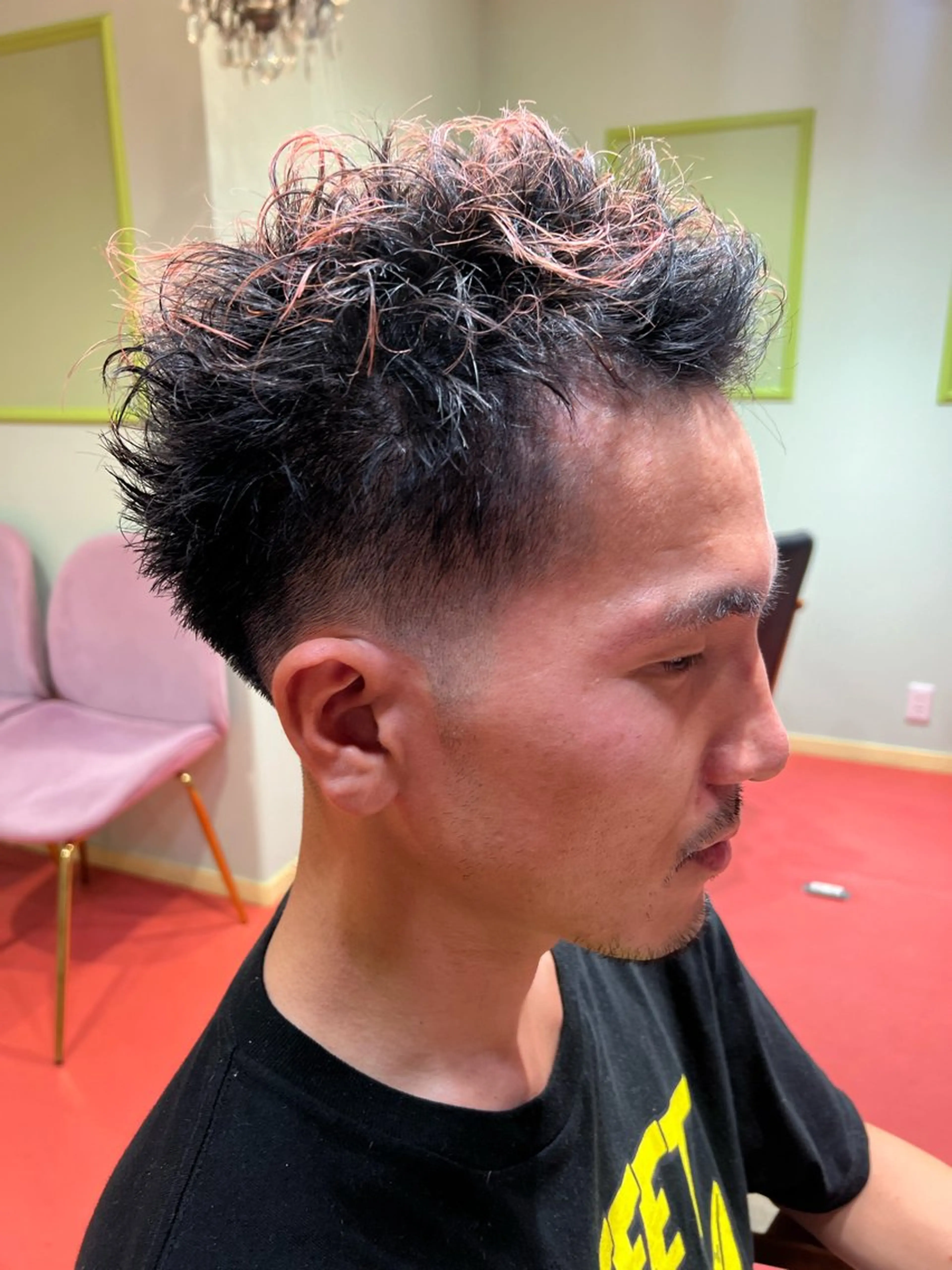 ショート カット ヘアカラー トリートメント 紙屋町ショート /ボブ　パーマ河内蓮のヘアスタイル