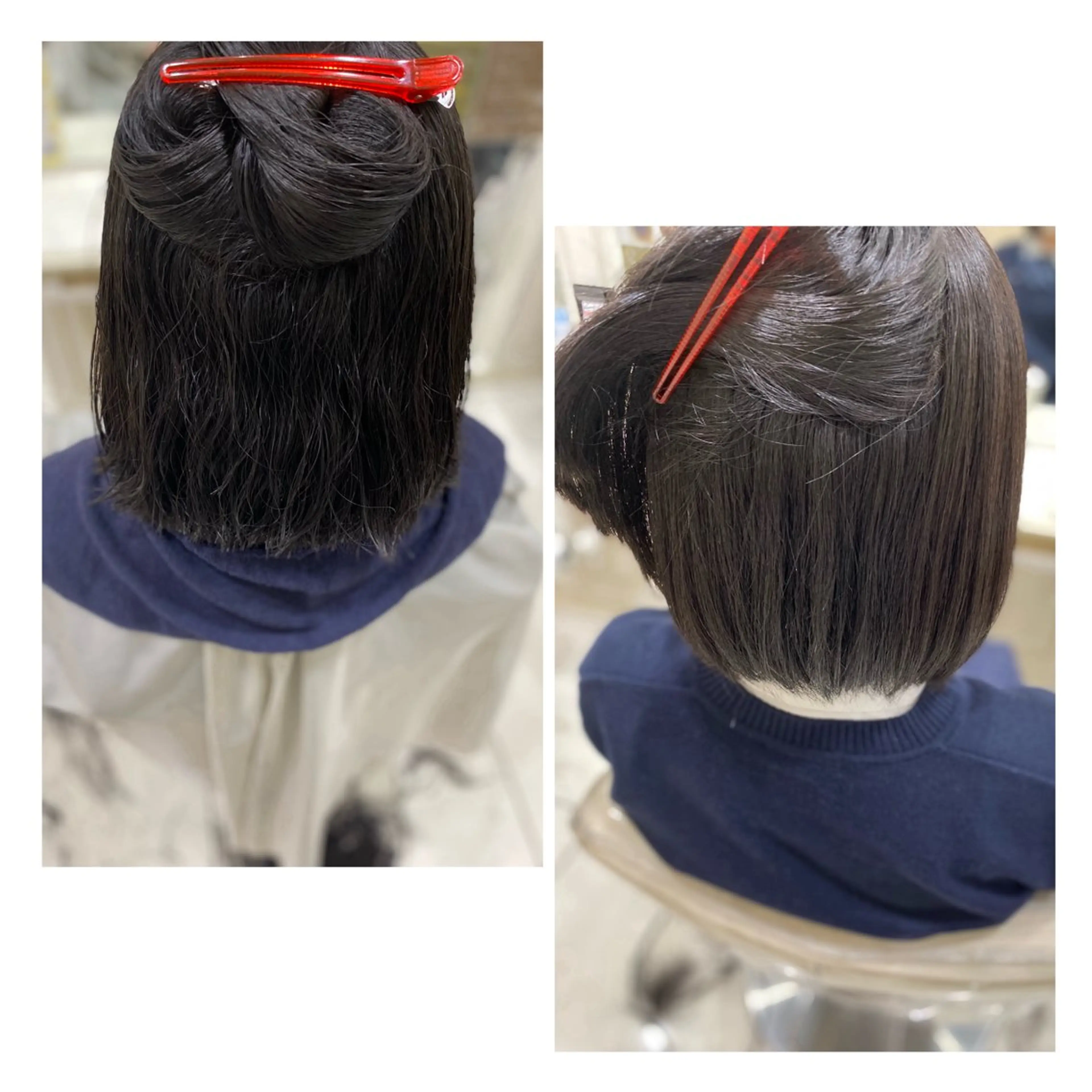 【艶のある髪の毛に😳✨】カット➕縮毛矯正➕うる艶トリートメントの写真