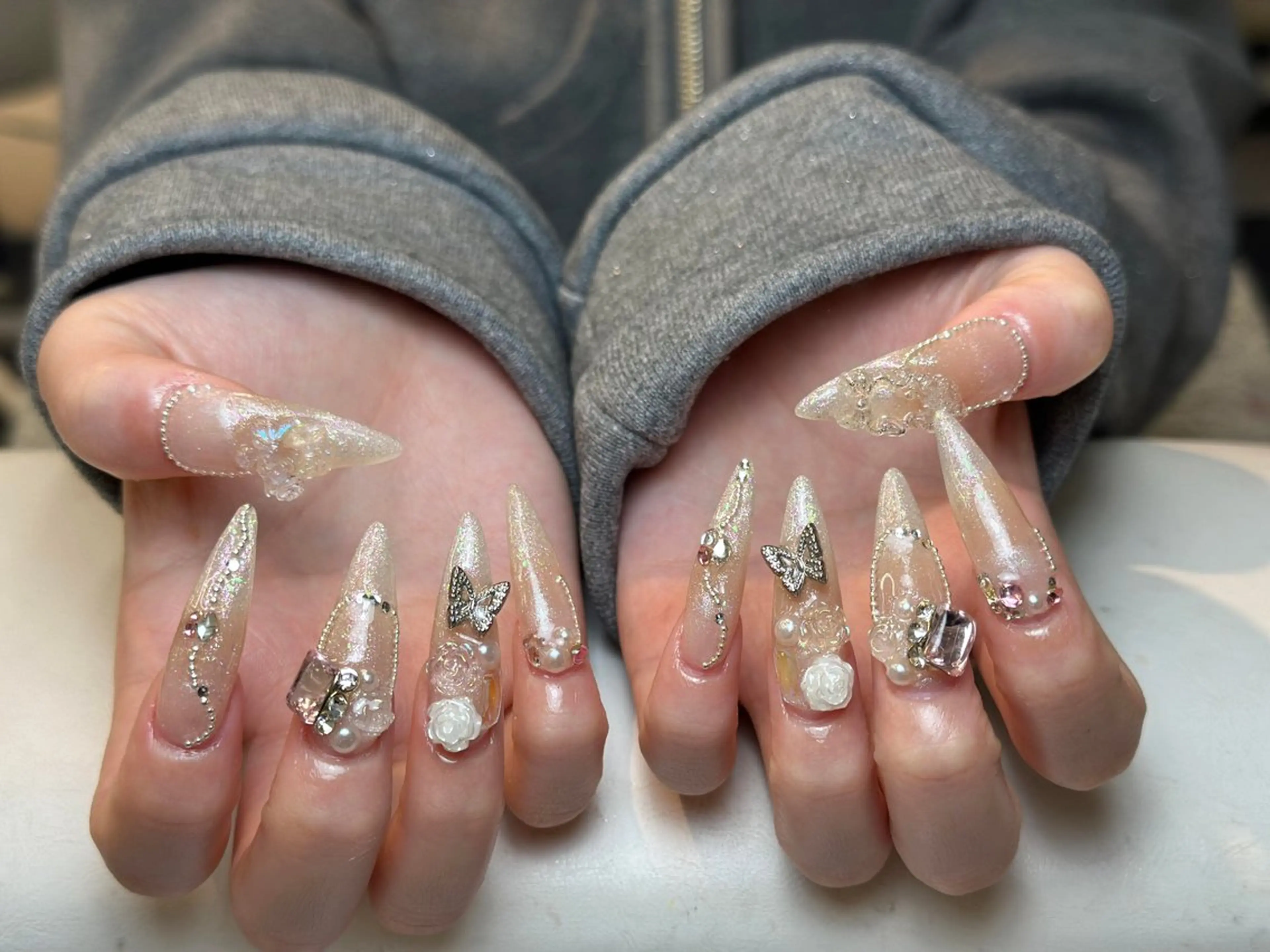 ネイル アートネイル ジェルネイル ニュアンスネイル シンプルネイル NIE MoMoのネイルデザイン