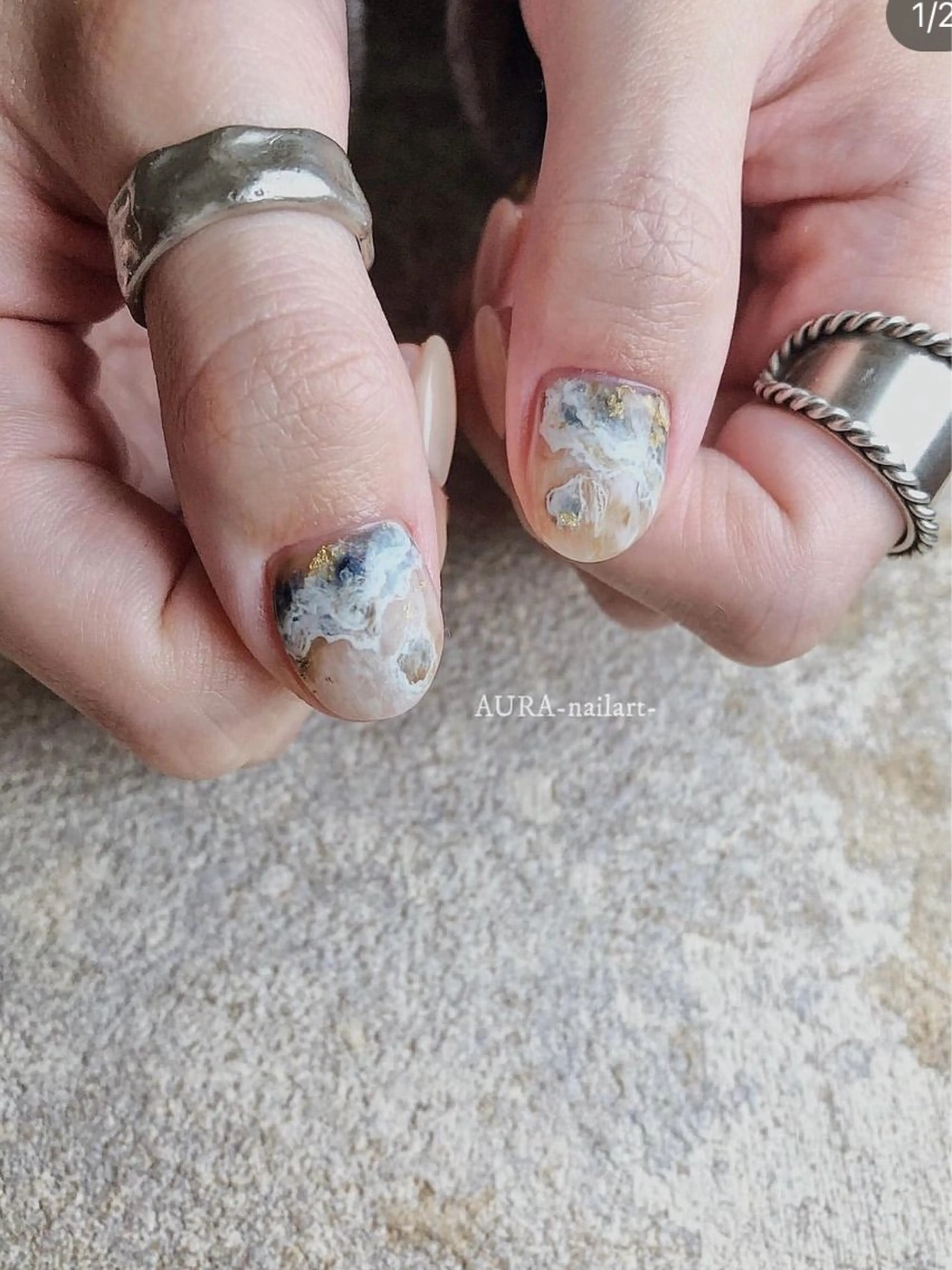 ネイル AURA nailartのネイルデザイン