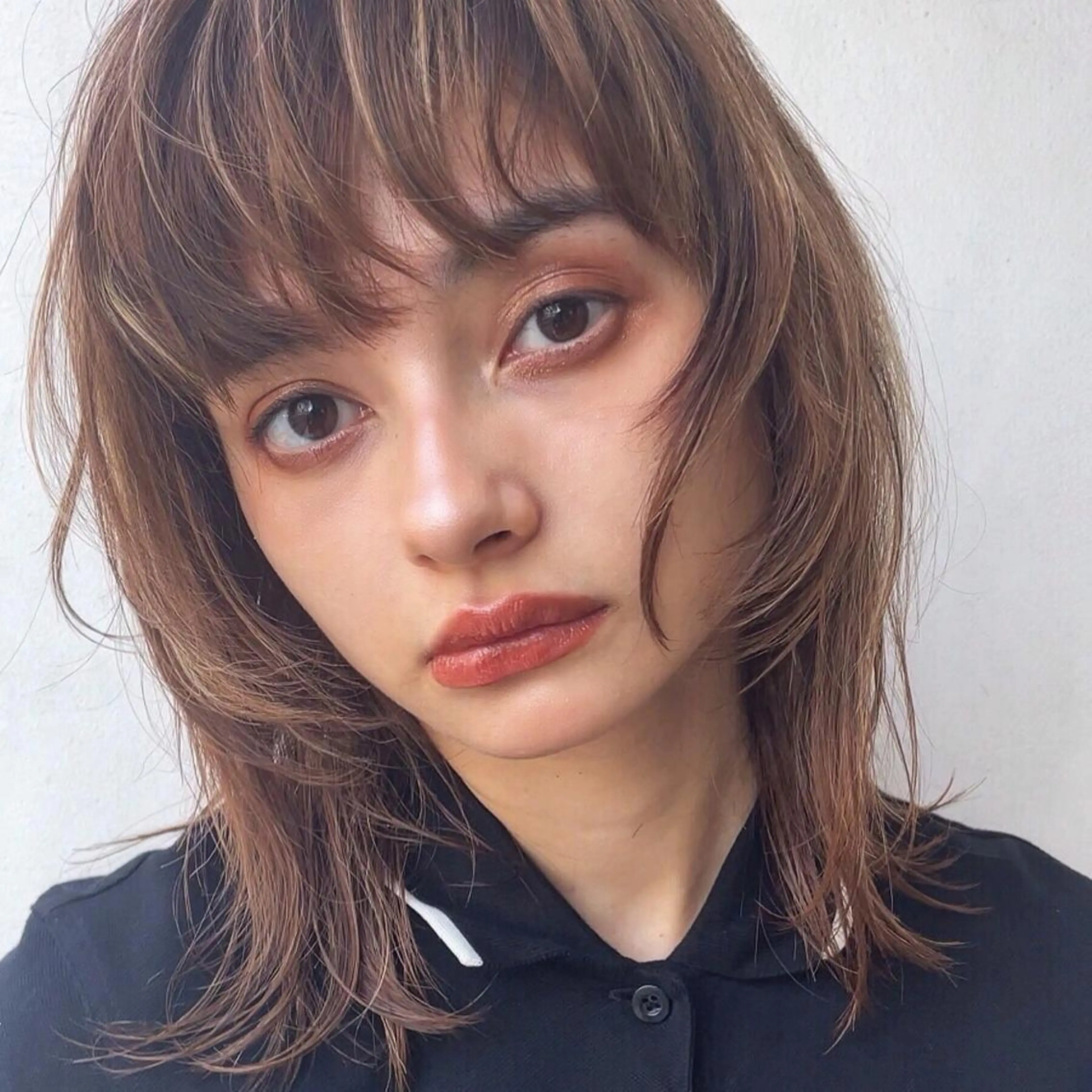 ミディアム marino/ カラー/顔周りカットのヘアスタイル