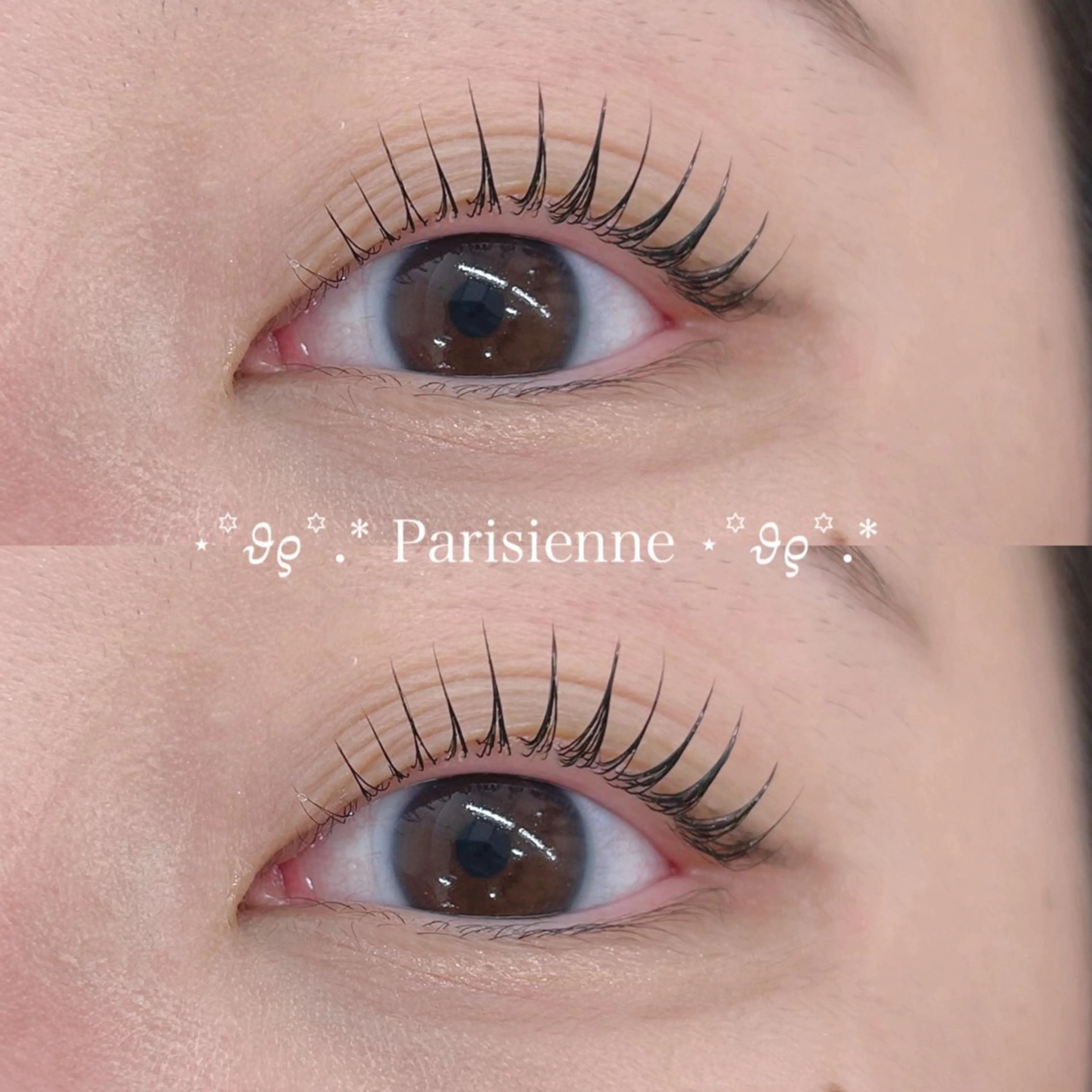 マツエク・マツパ 束感まつ毛 韓国風マツエク パリジェンヌラッシュリフト まつげパーマ 一重×まつ毛パーマ イトウ フウミのマツエク・マツパデザイン