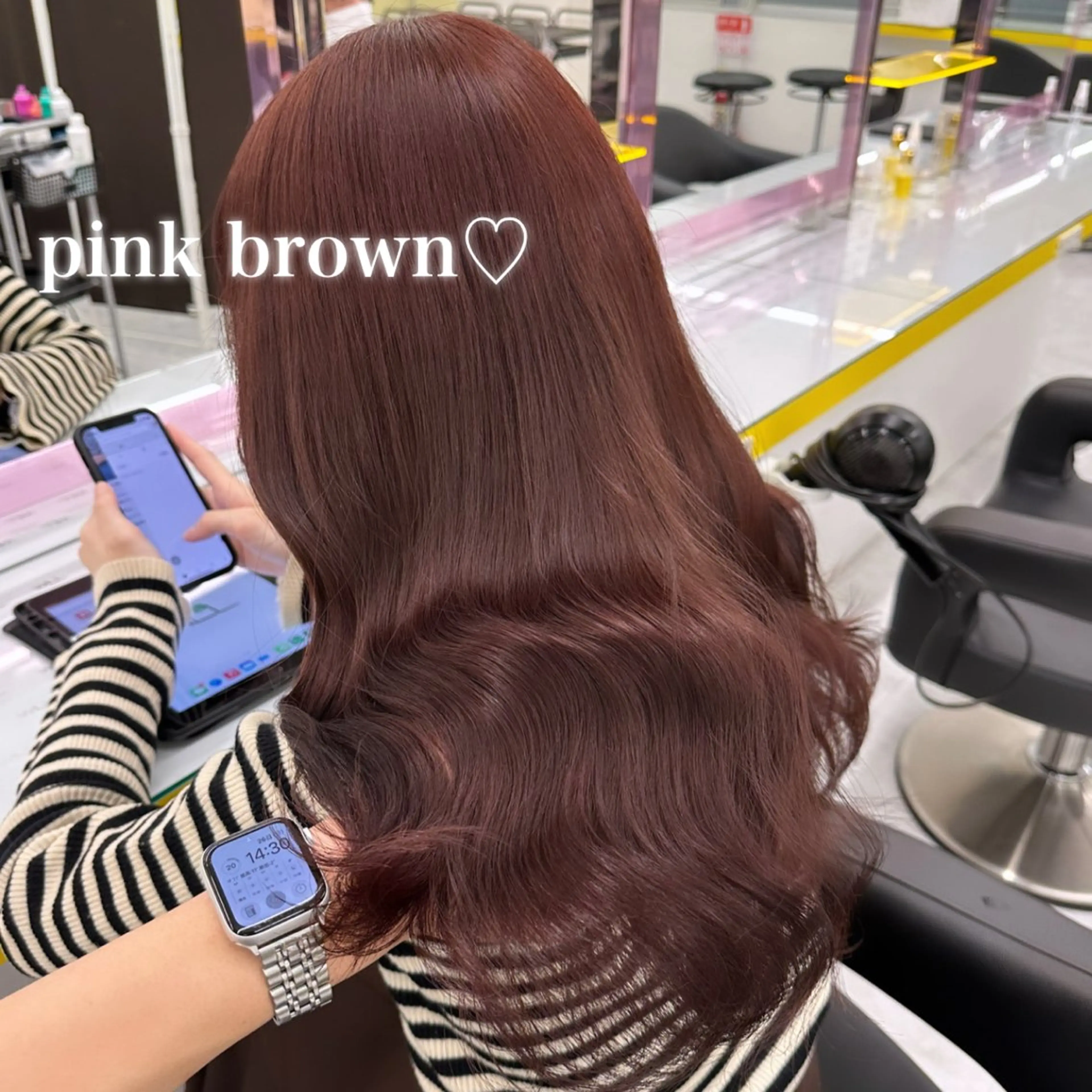 セミロング カラー パーマ ヘアアレンジ メンズ キッズ ネイル マツエク・マツパ アイブロウ ♥️韓国ヘア レイヤー♥️ゆりのヘアスタイル