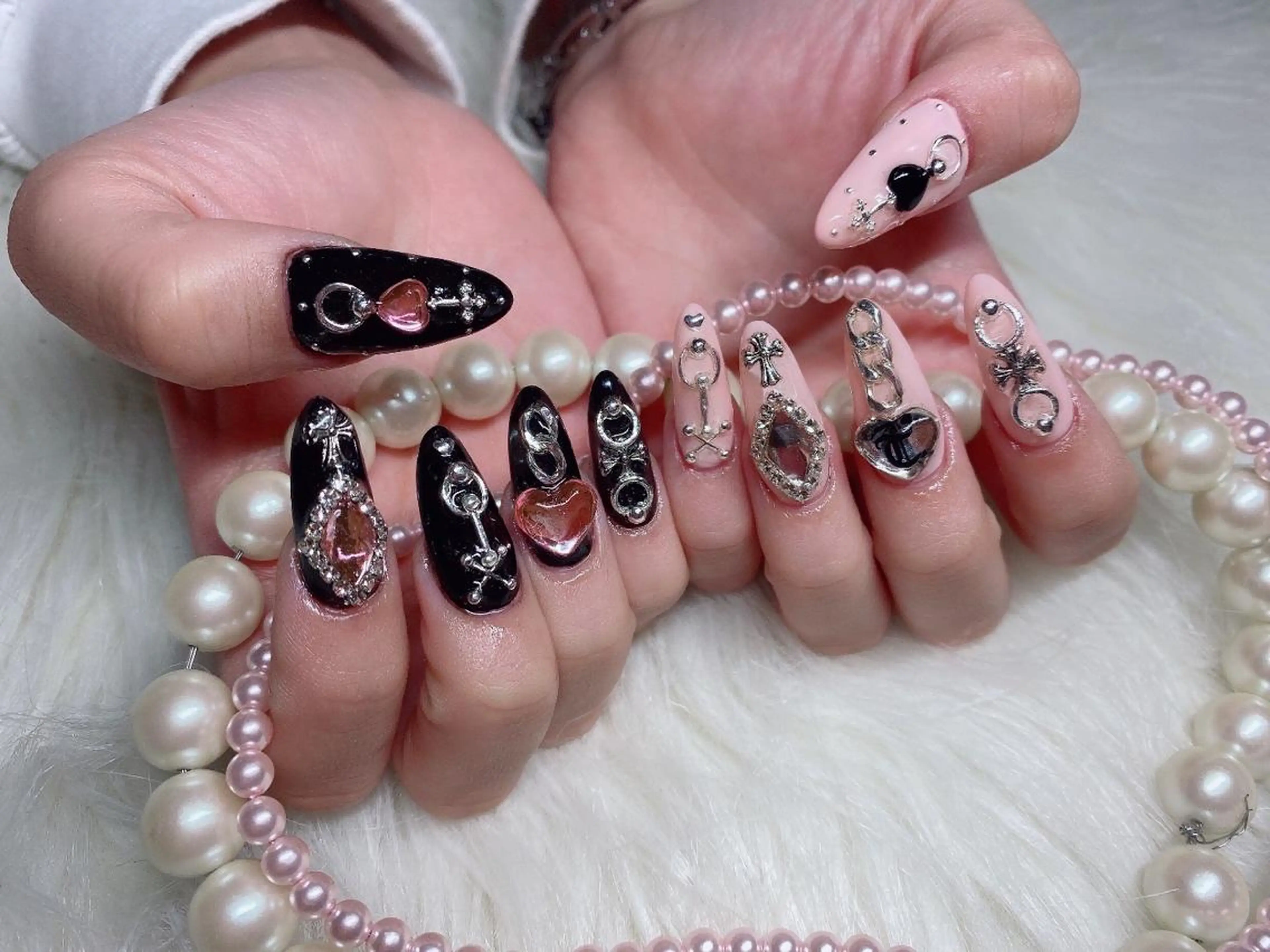 ネイル ハンドネイル nail salon Pink Aliceのネイルデザイン