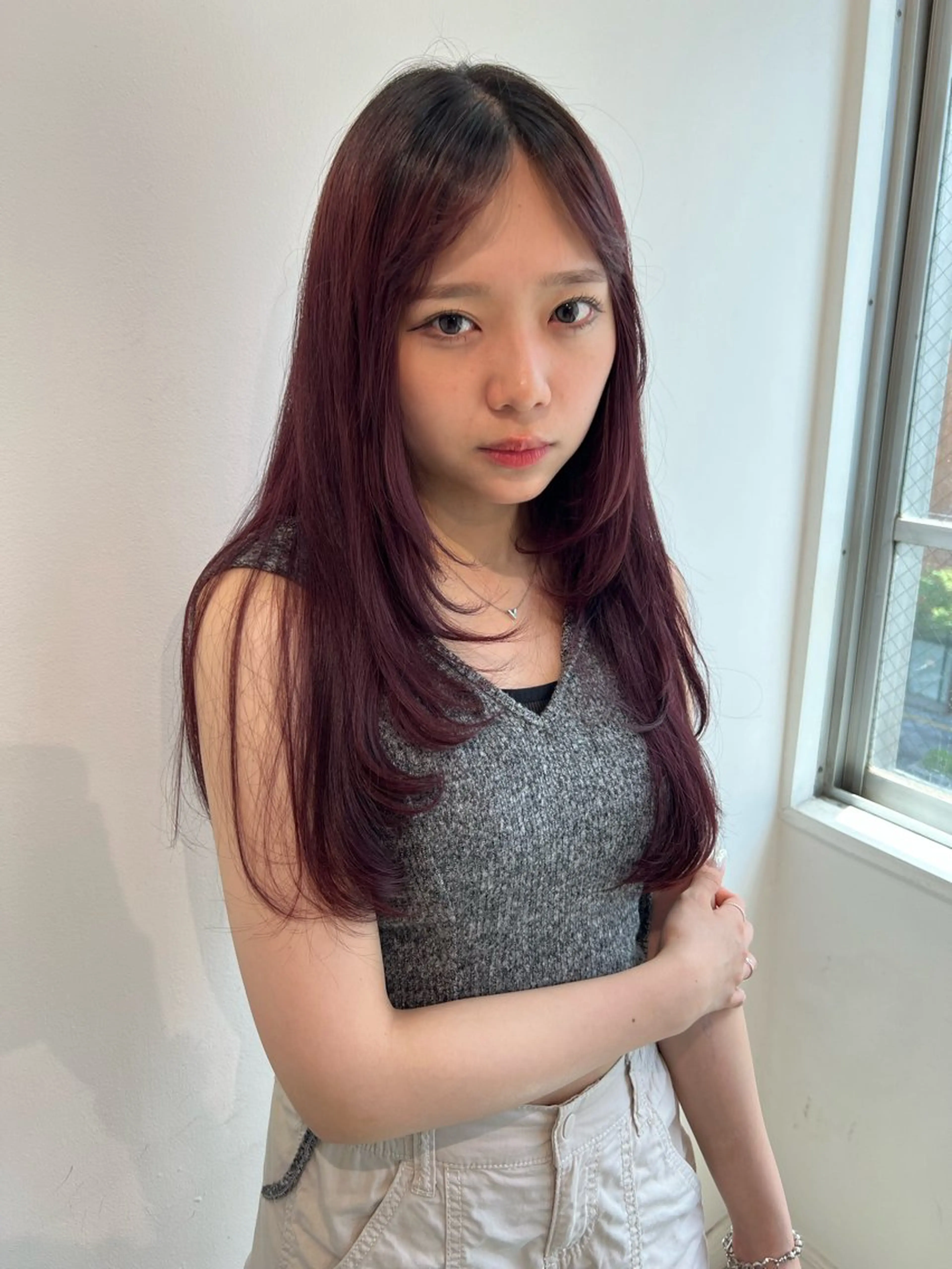 ロング カラー カット ヘアカラー トリートメント ボブ美容師 /馬場 翼のヘアスタイル