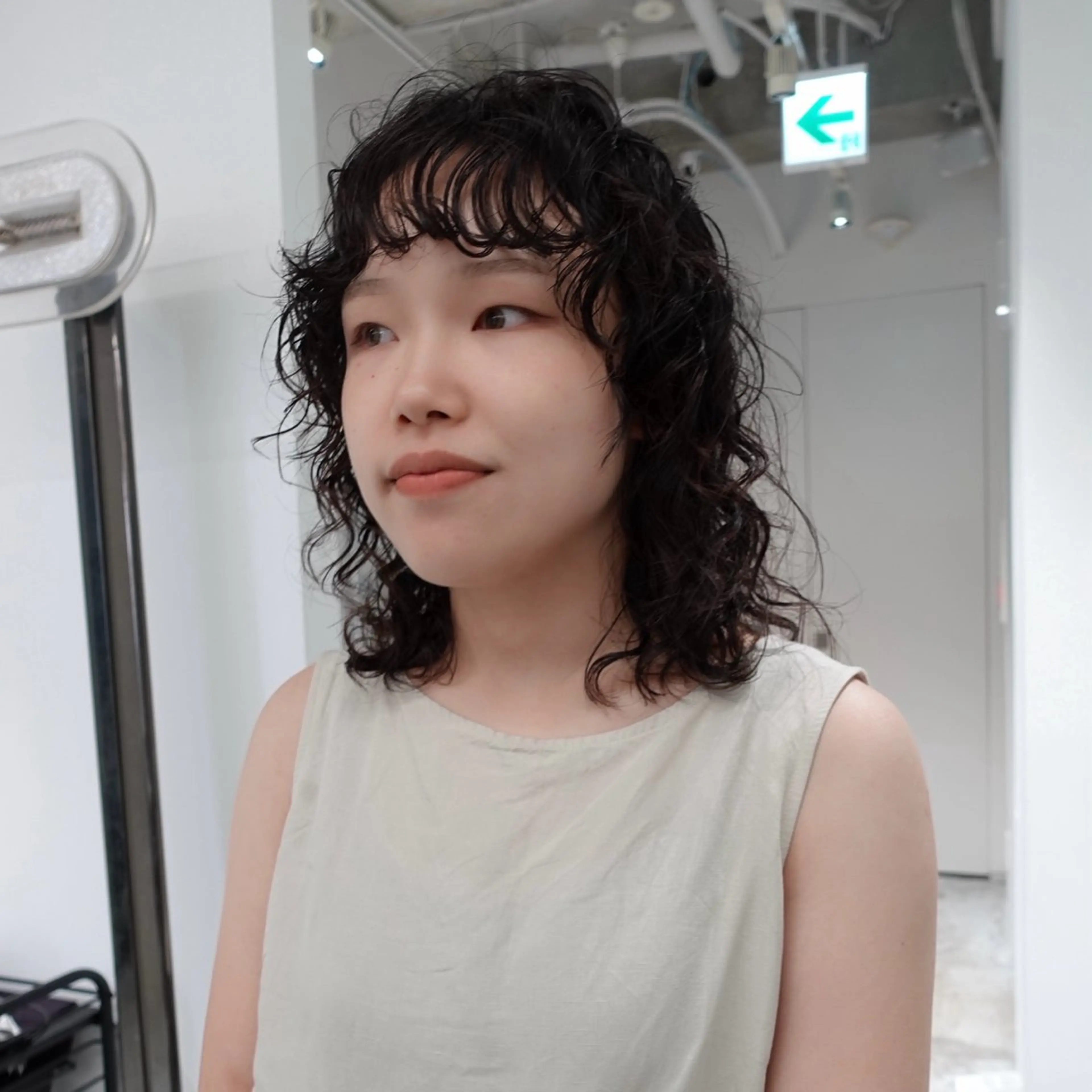 ミディアム パーマ ヘアアレンジ ミディアムパーマ カット パーマ 🌐サトウ リョウ🌐のその他イメージ