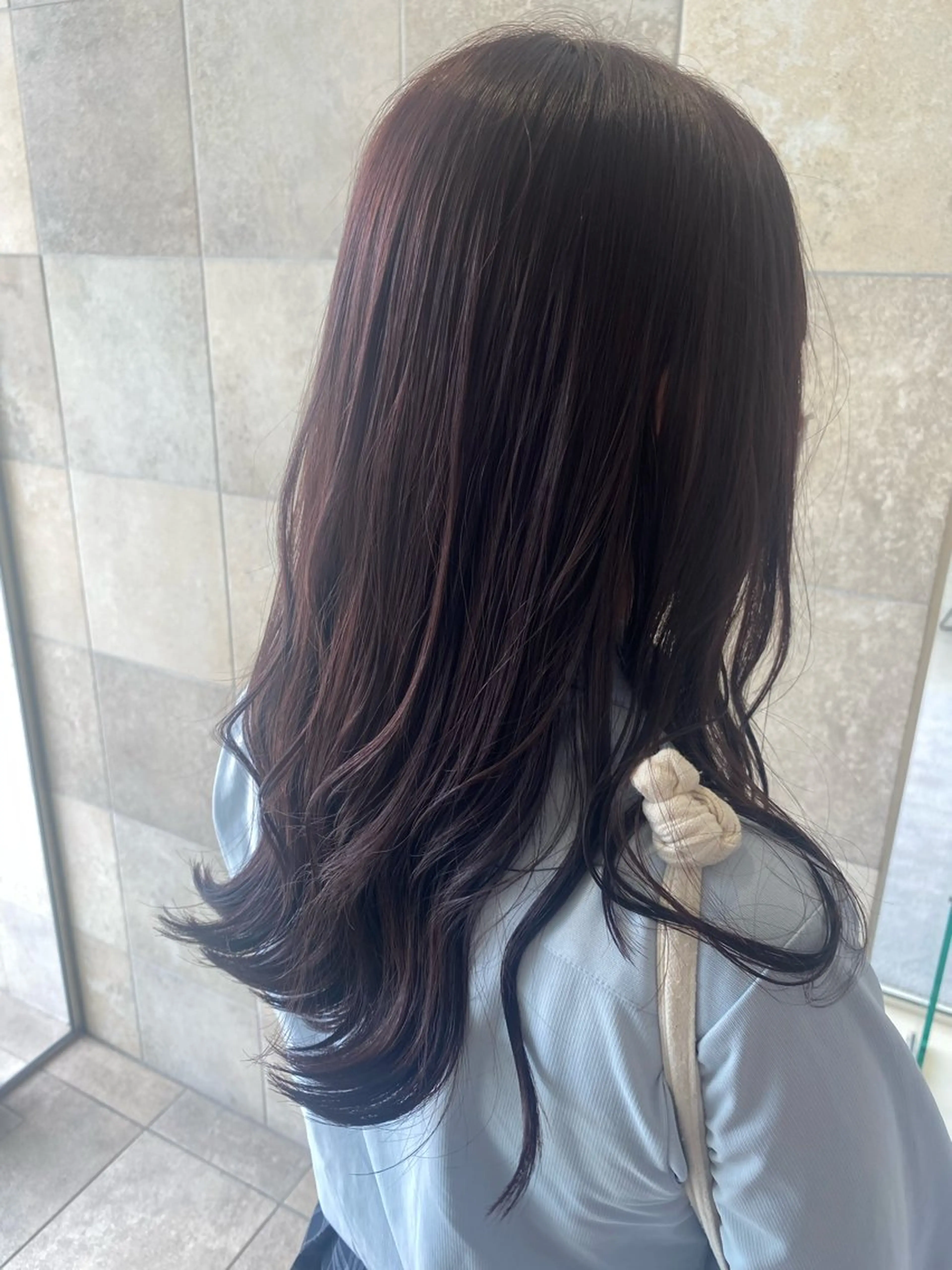 ロング カラー 艶髪/透明感/ 三宅晴香のヘアスタイル