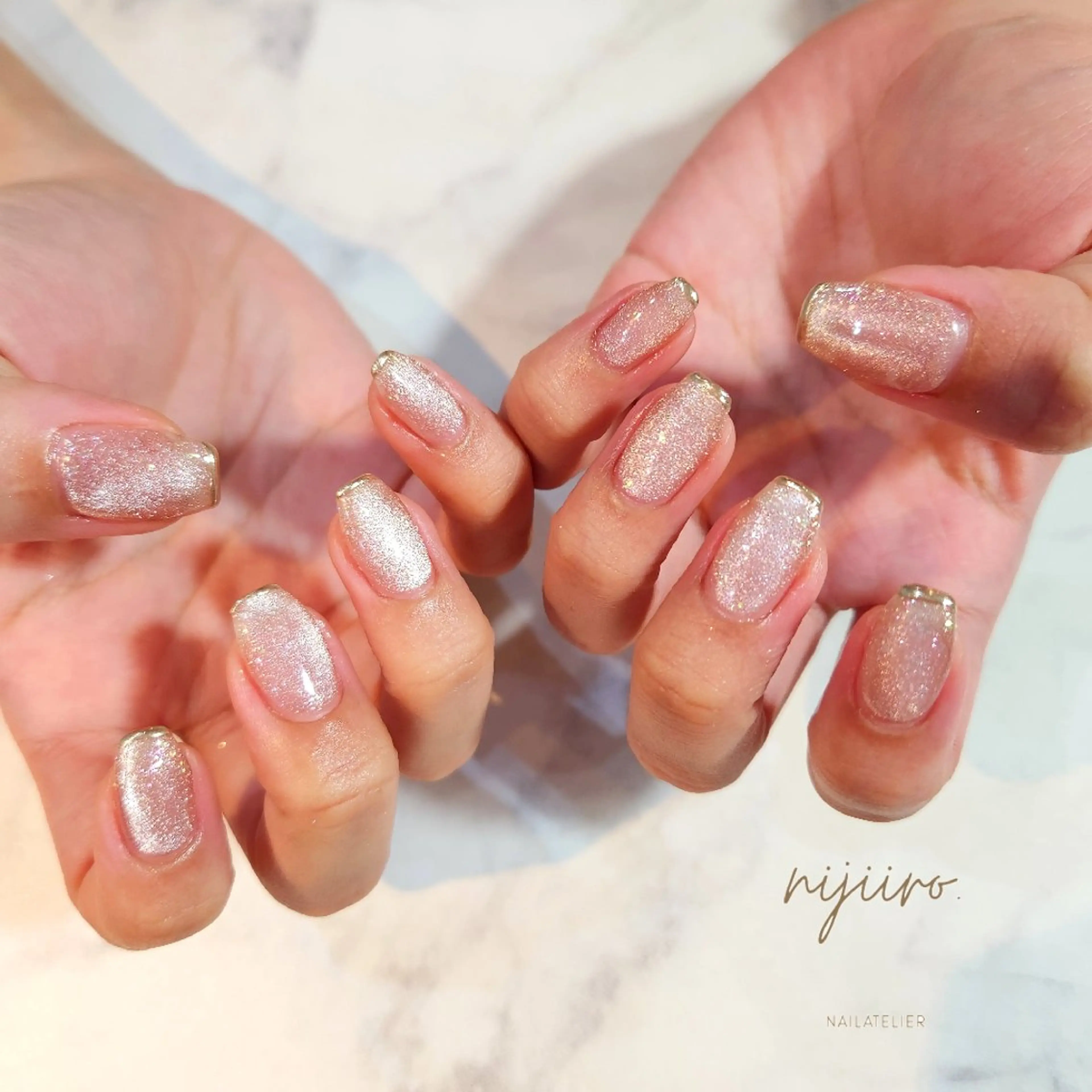 ネイル ハンドネイル nailatelier nijiiro.所属・nijiiro🌈 サトウのネイルデザイン