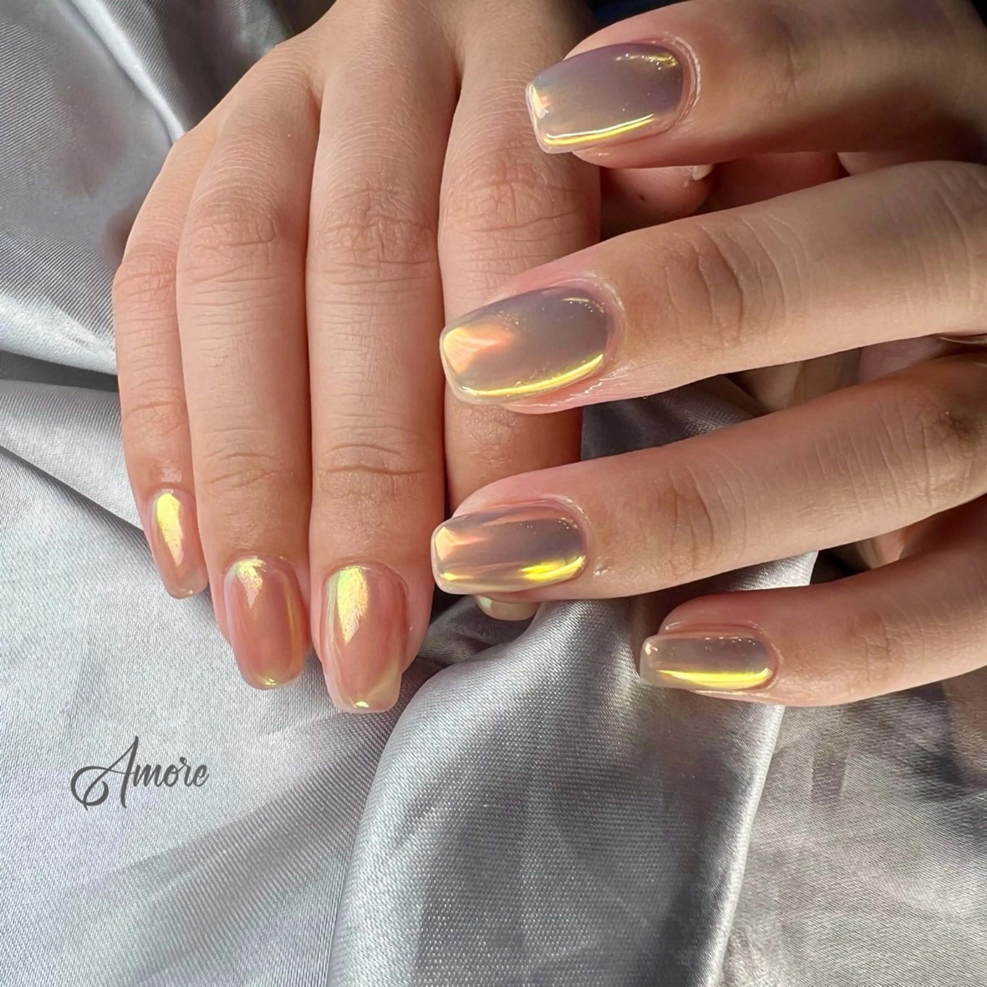 ネイル ジェルネイル キラキラネイル 韓国ネイル マグネットネイル パラジェル You kyehwaのネイルデザイン