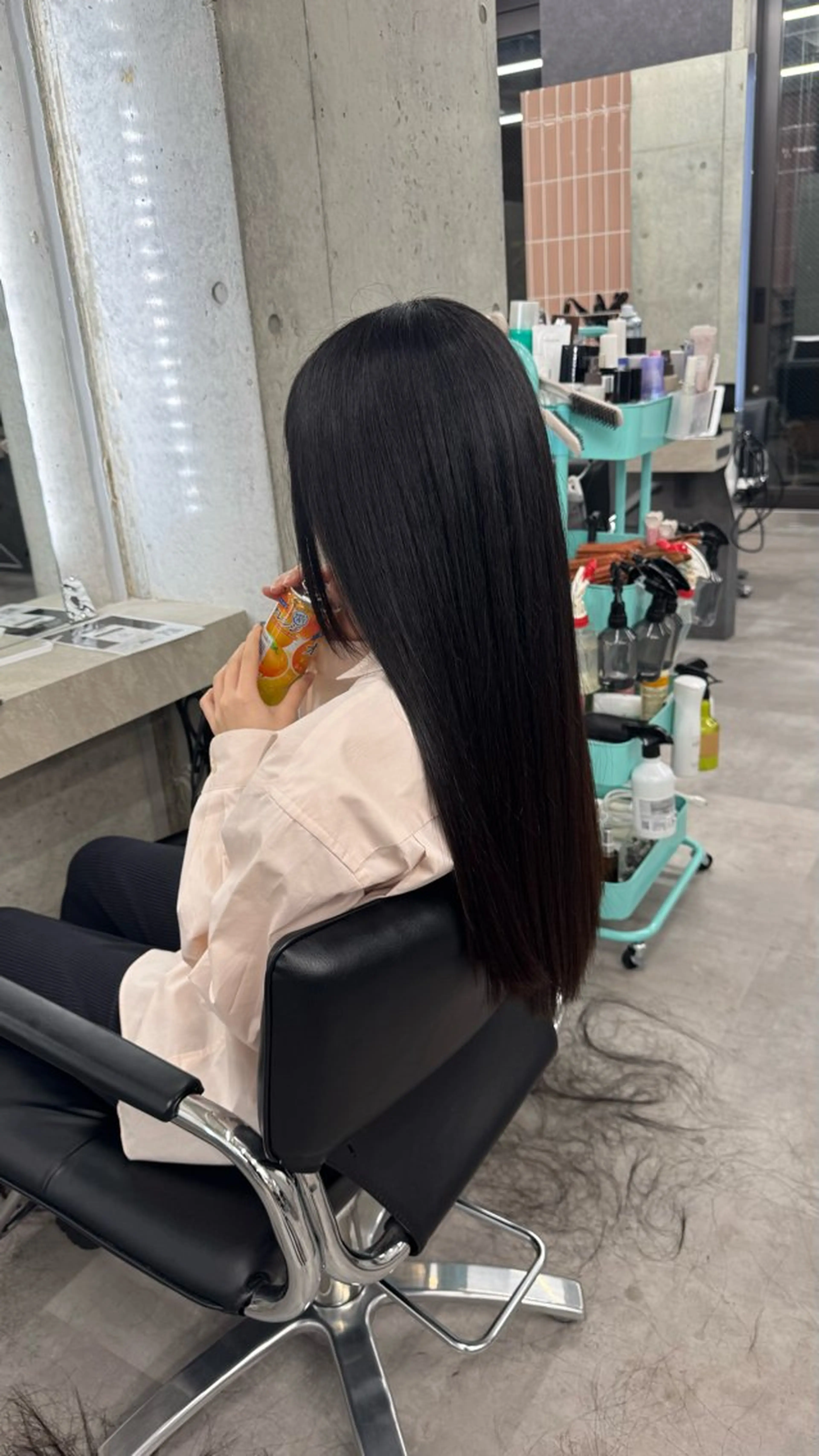 ロング カット shio ハイトーン 💗【福岡天神】のヘアスタイル