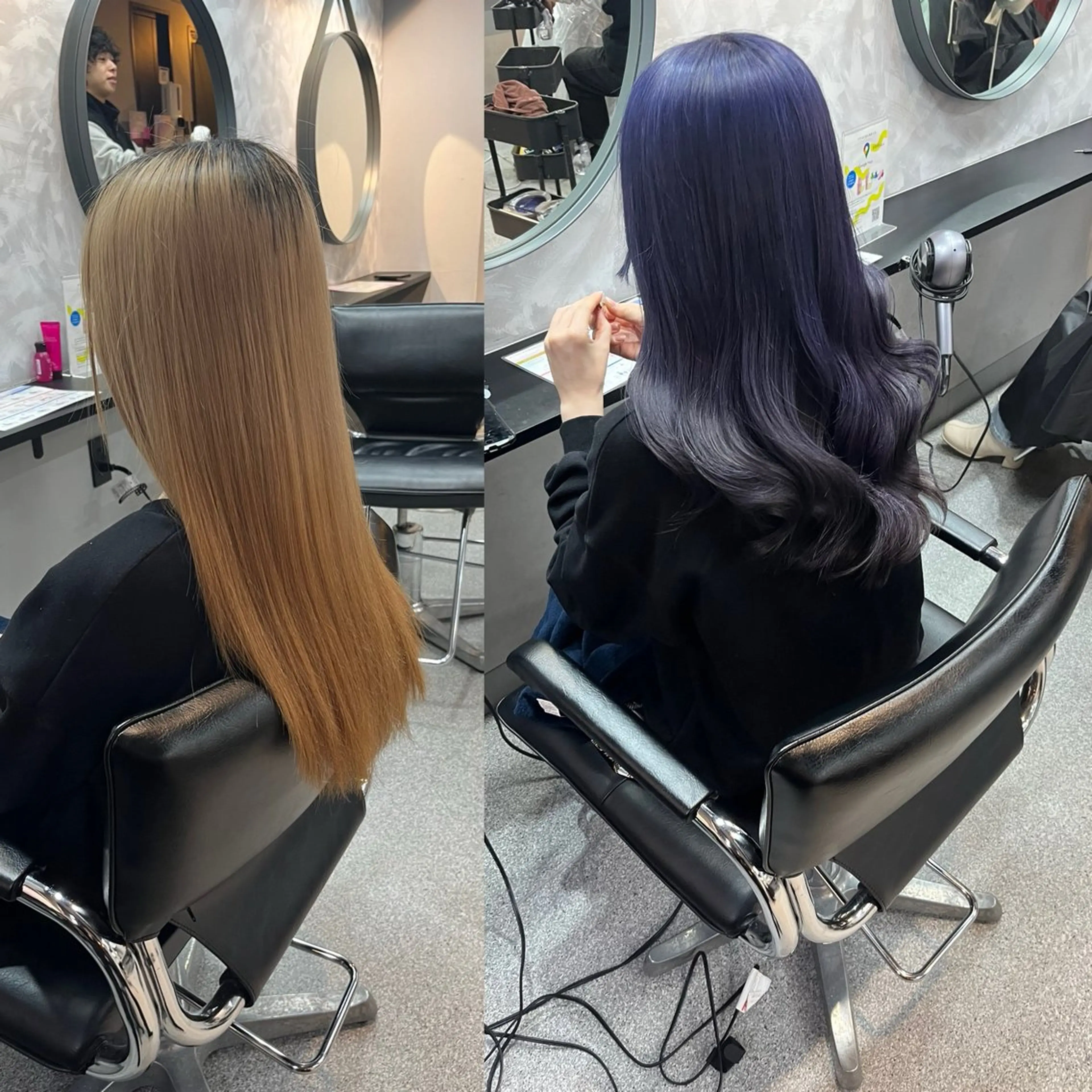 セミロング 濱川響太レディース カットモデルのヘアスタイル