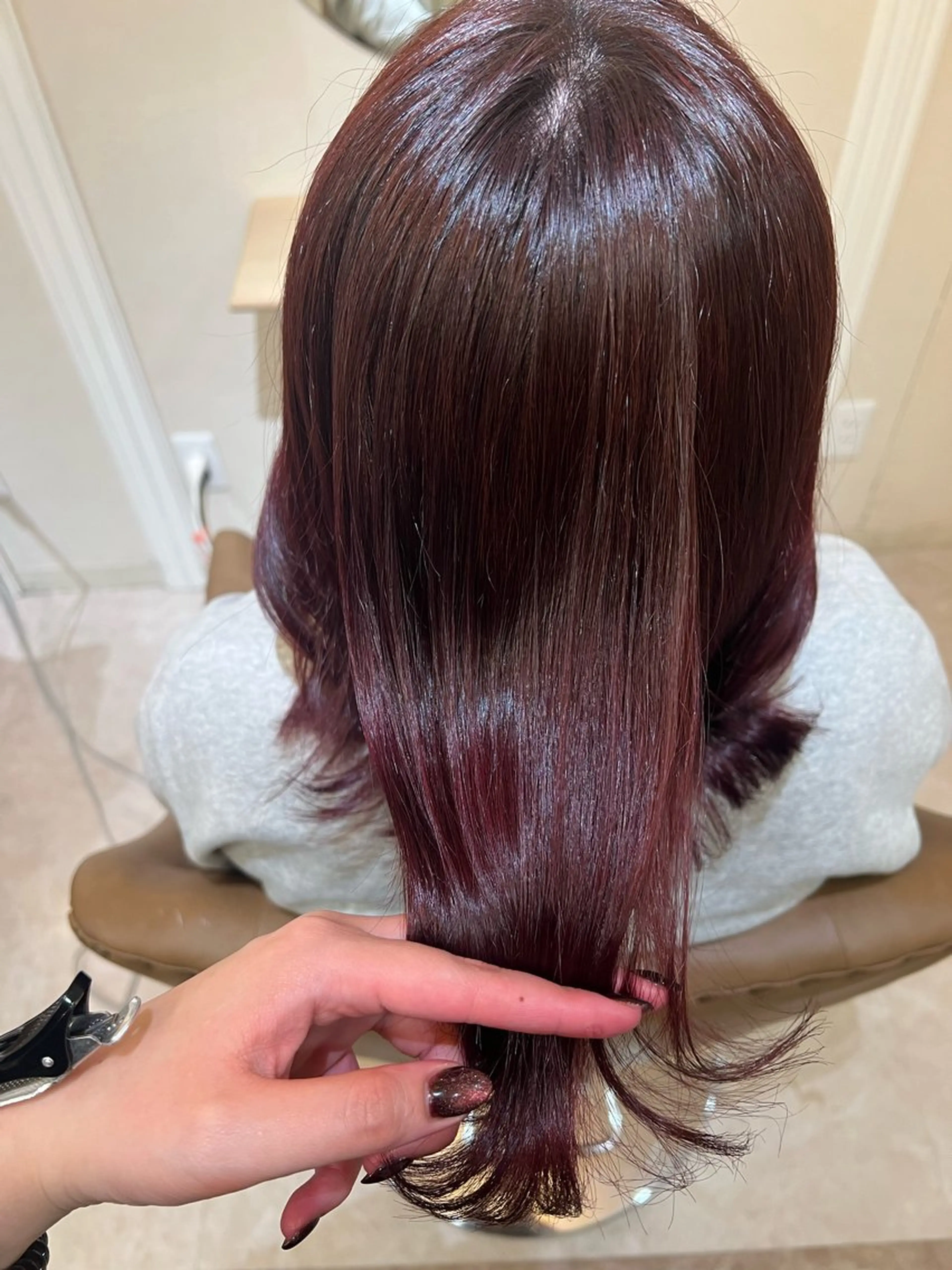 ワンカラー+前処理トリートメント💰半額💰¥6820→3000の写真