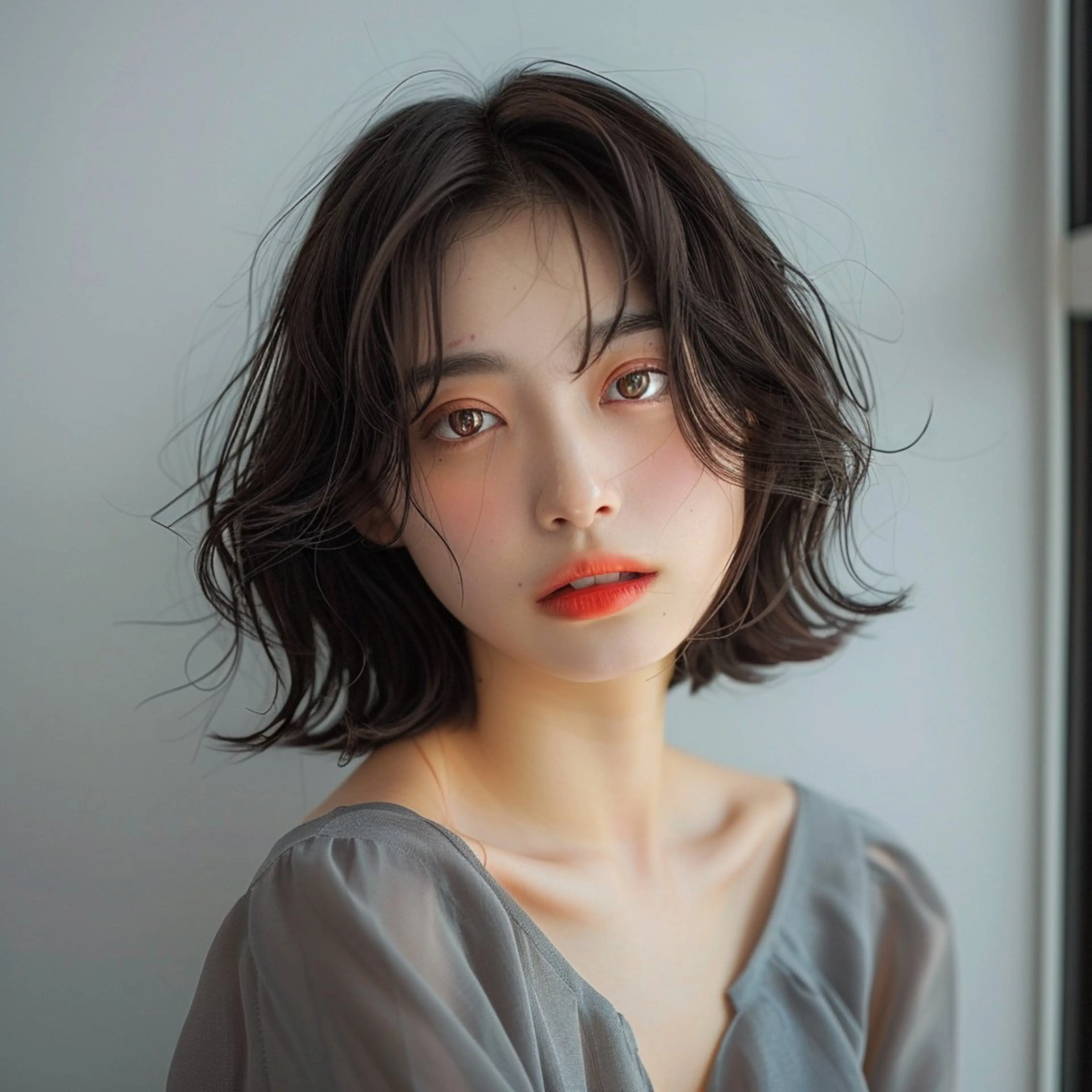 ミディアム 緑地公園美容室 neohairのヘアスタイル