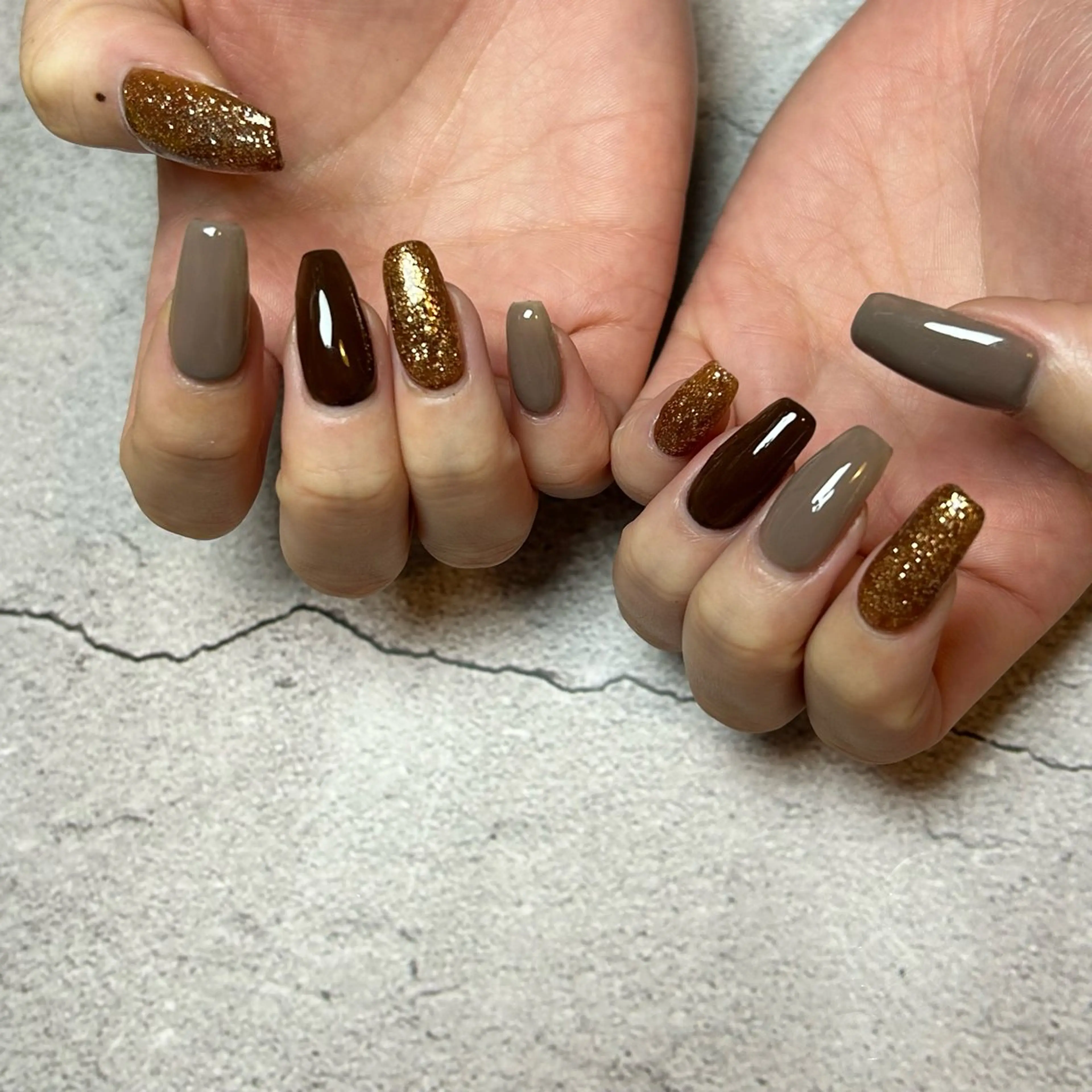 ネイル ロングネイル スクエアネイル SUZUKI Mのネイルデザイン