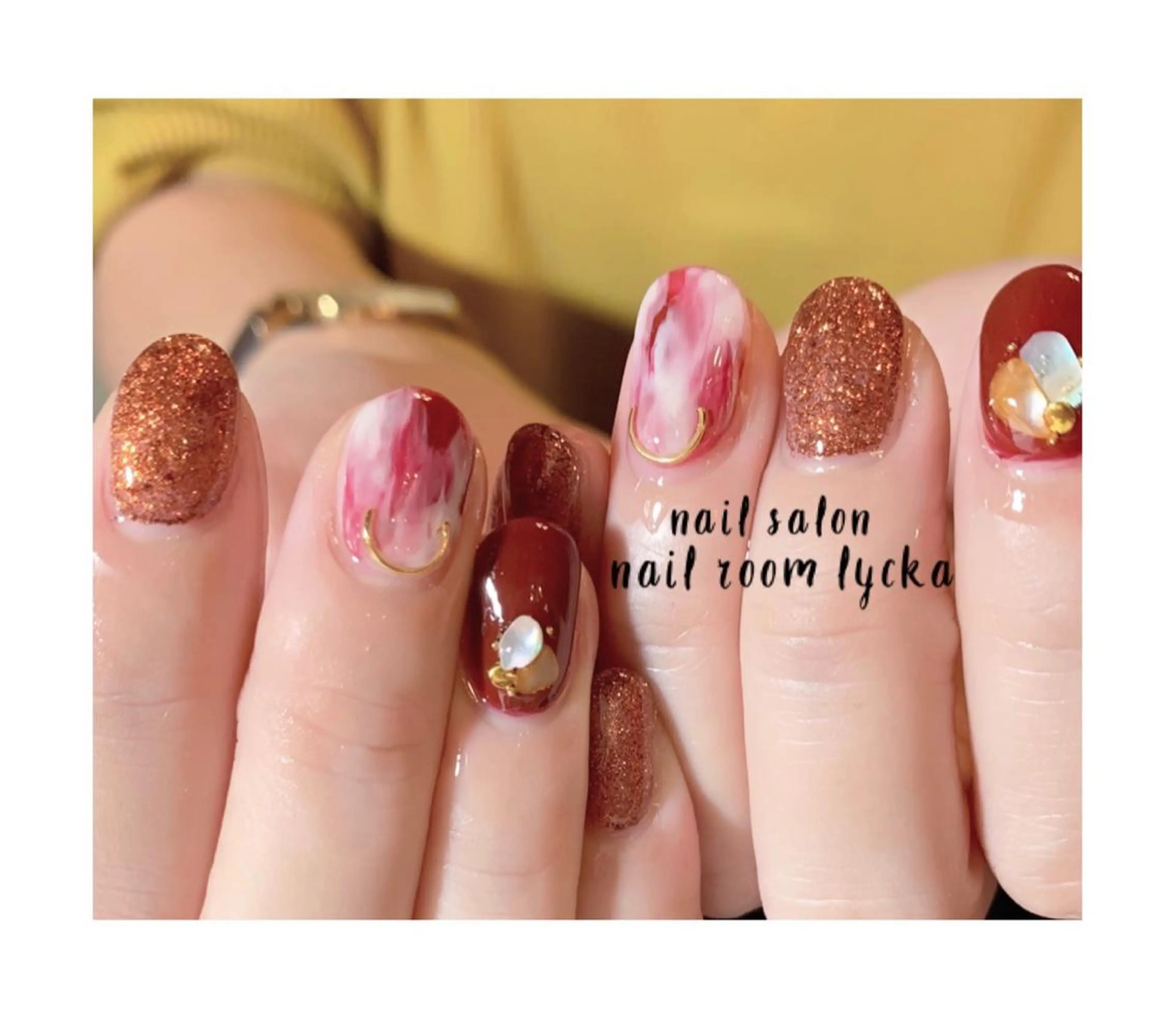 ネイル ﾈｲﾙﾙｰﾑﾘｯｶ 𝐦𝐚𝐲𝐮のネイルデザイン