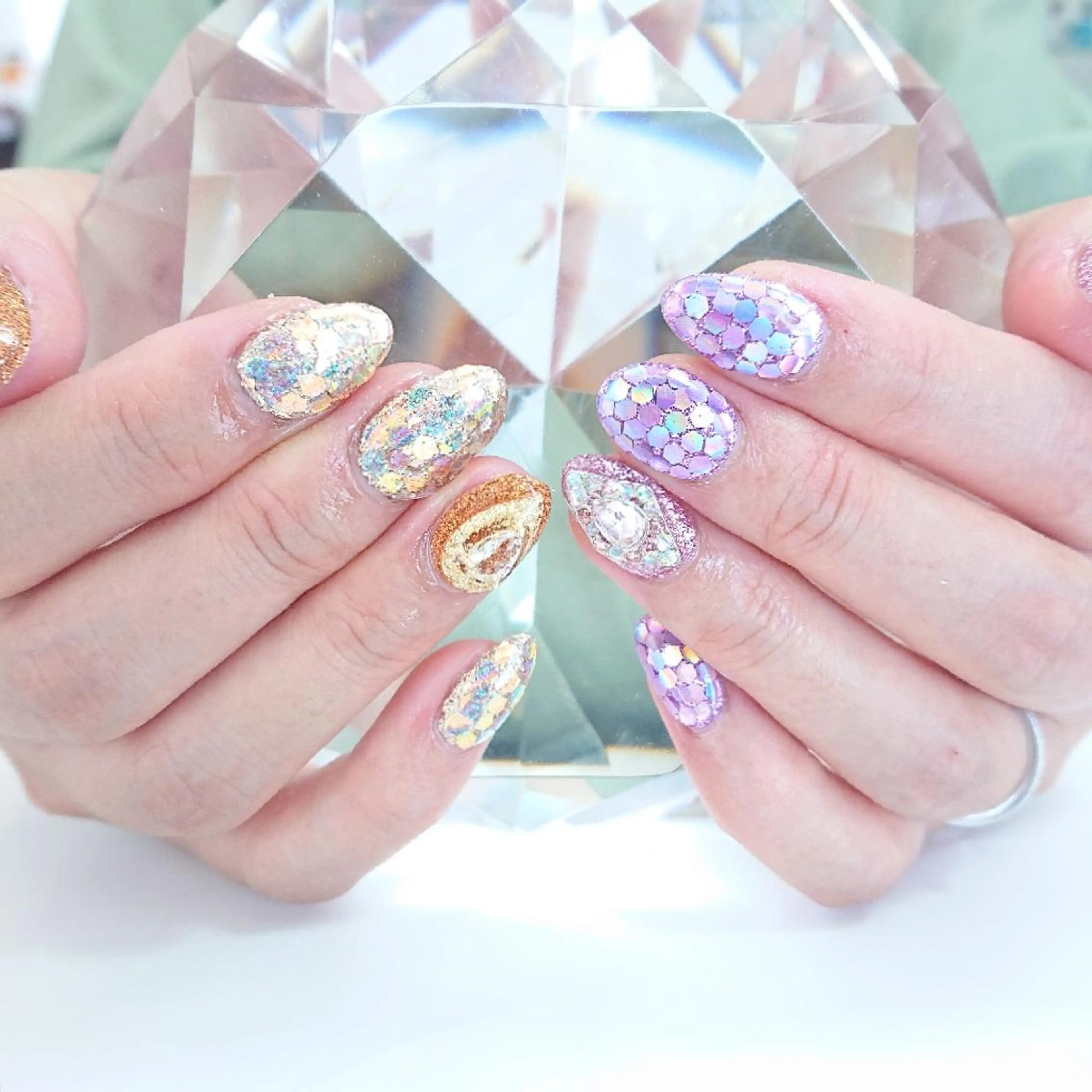 ネイル ミラーネイル Coco Girlsのネイルデザイン