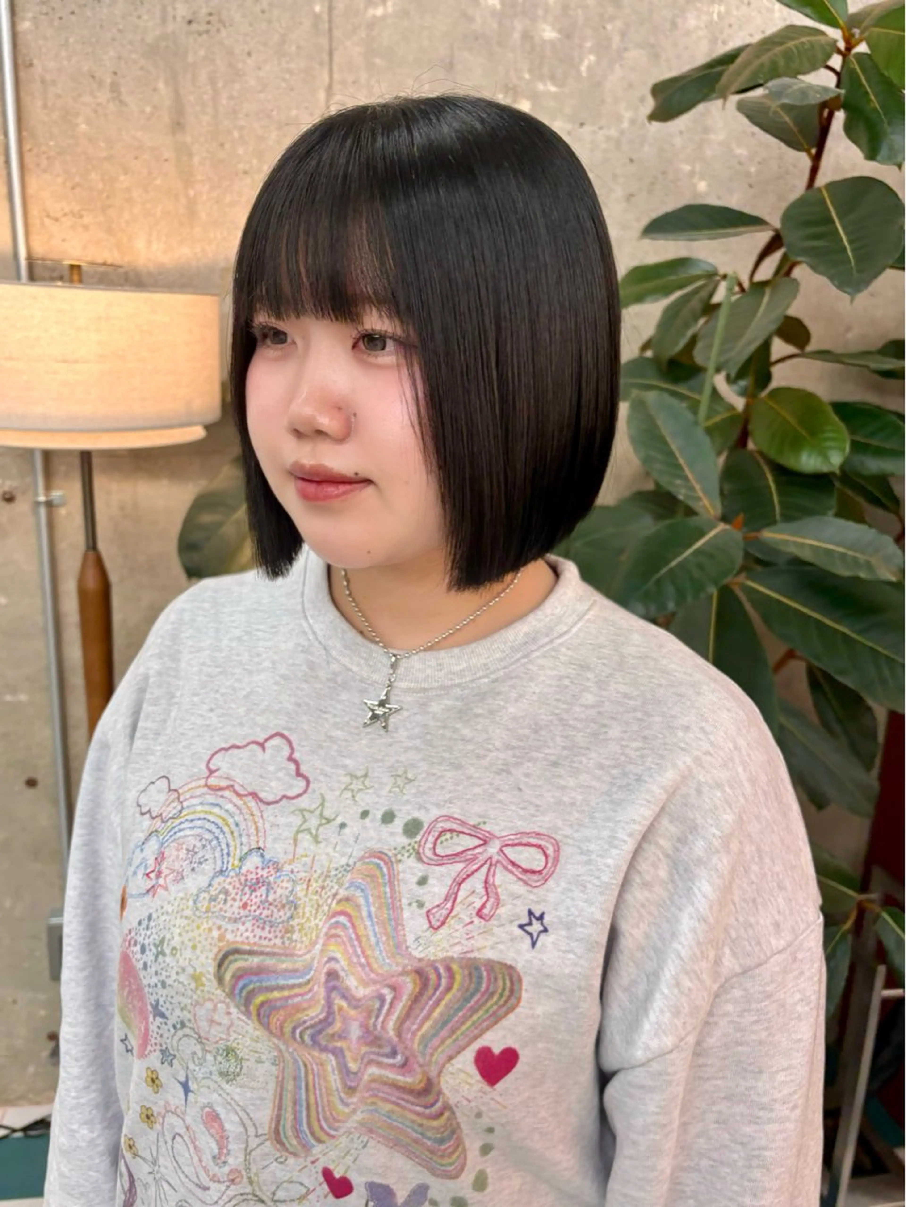 ミディアム ボブ AYAKA/名古屋/ 栄/ボブ/透明カラーのヘアスタイル