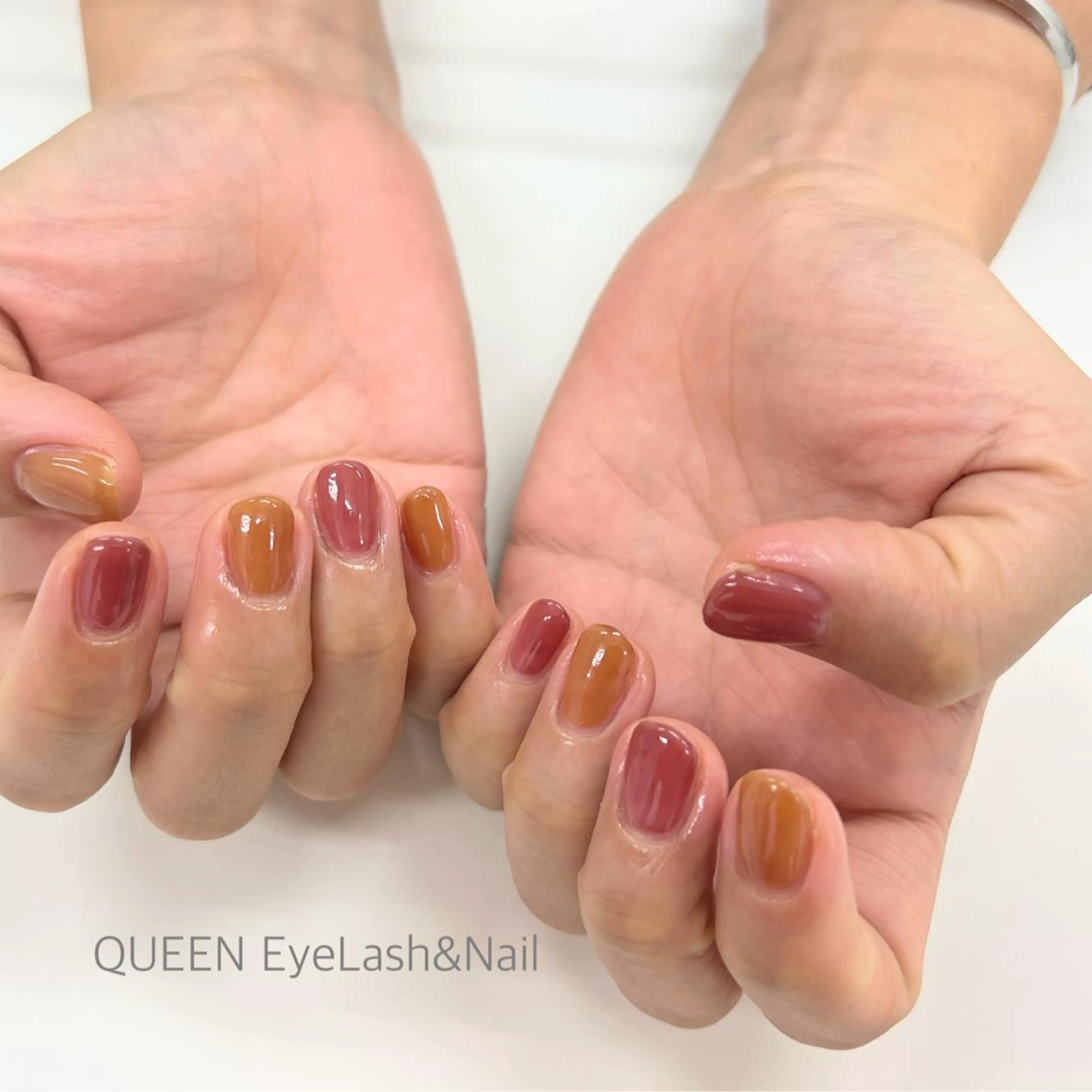 ショート カラー ネイル ハンドネイル Bloom Nail 桜井のネイルデザイン