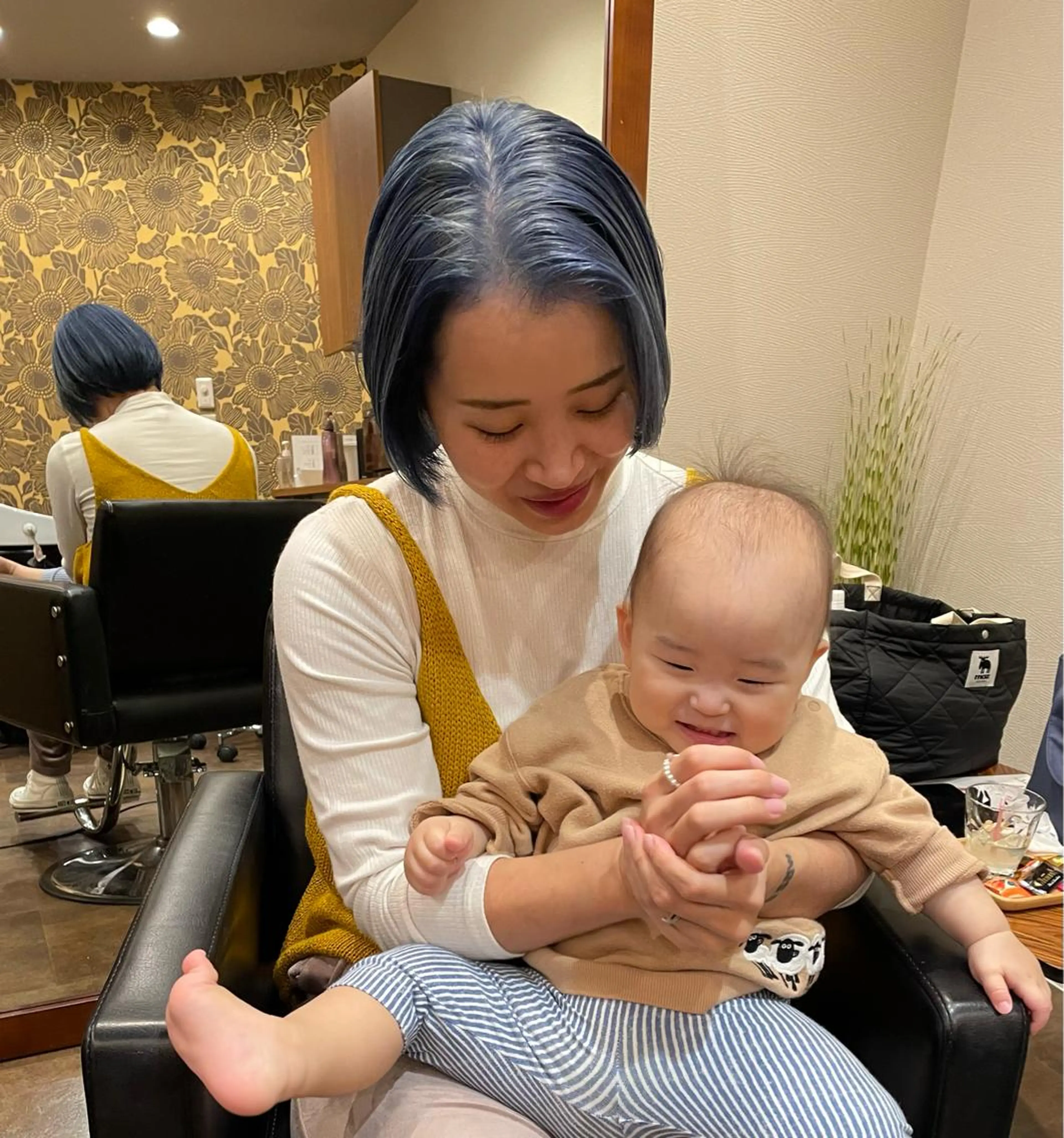 ショート カラー ヘアアレンジ ブルーカラー ハイトーンカラー カット ヘアカラー トリートメント 北九州美容室 🕊️わかな✂︎のヘアスタイル