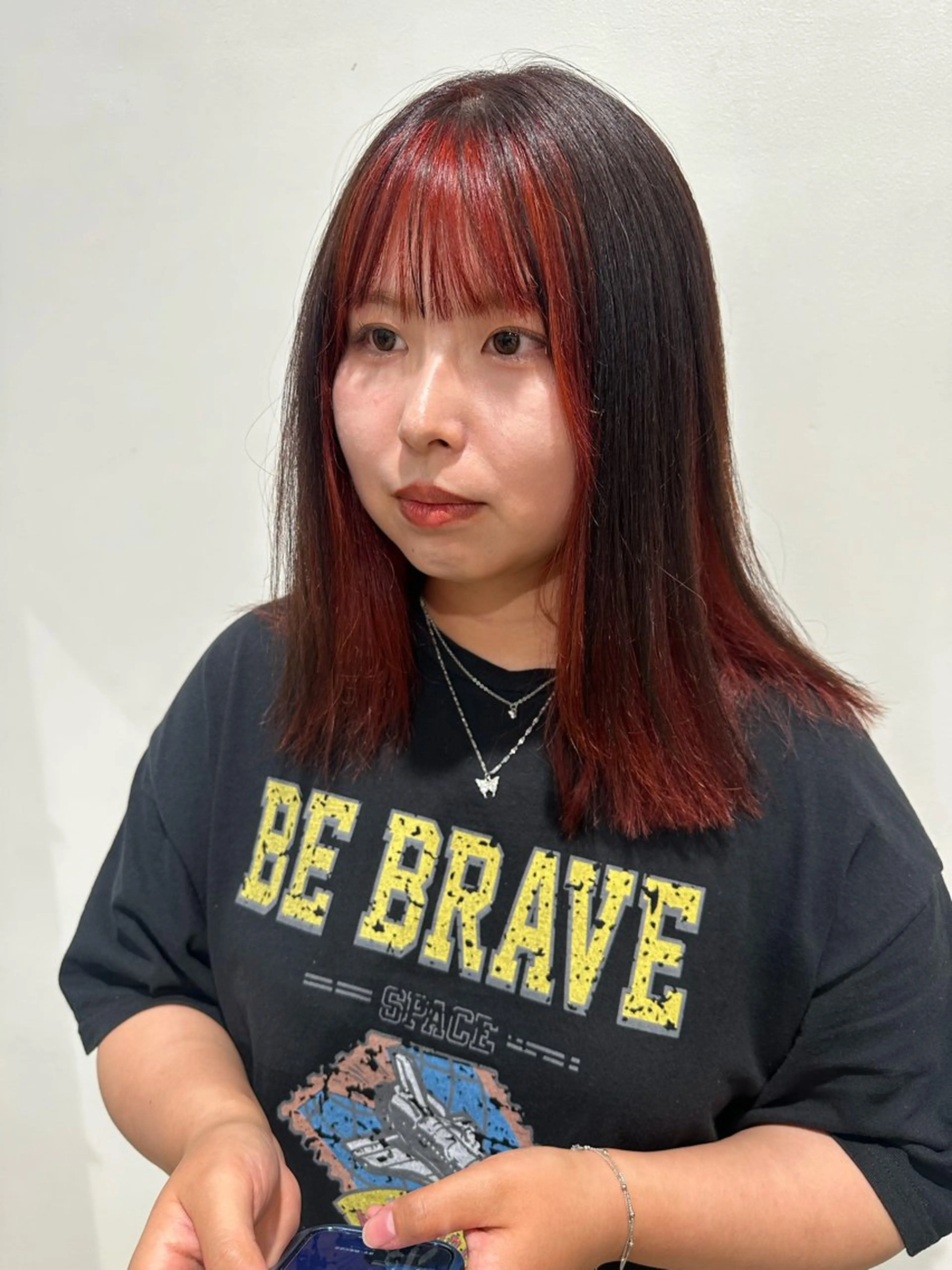 セミロング 酒徳 唯斗のヘアスタイル