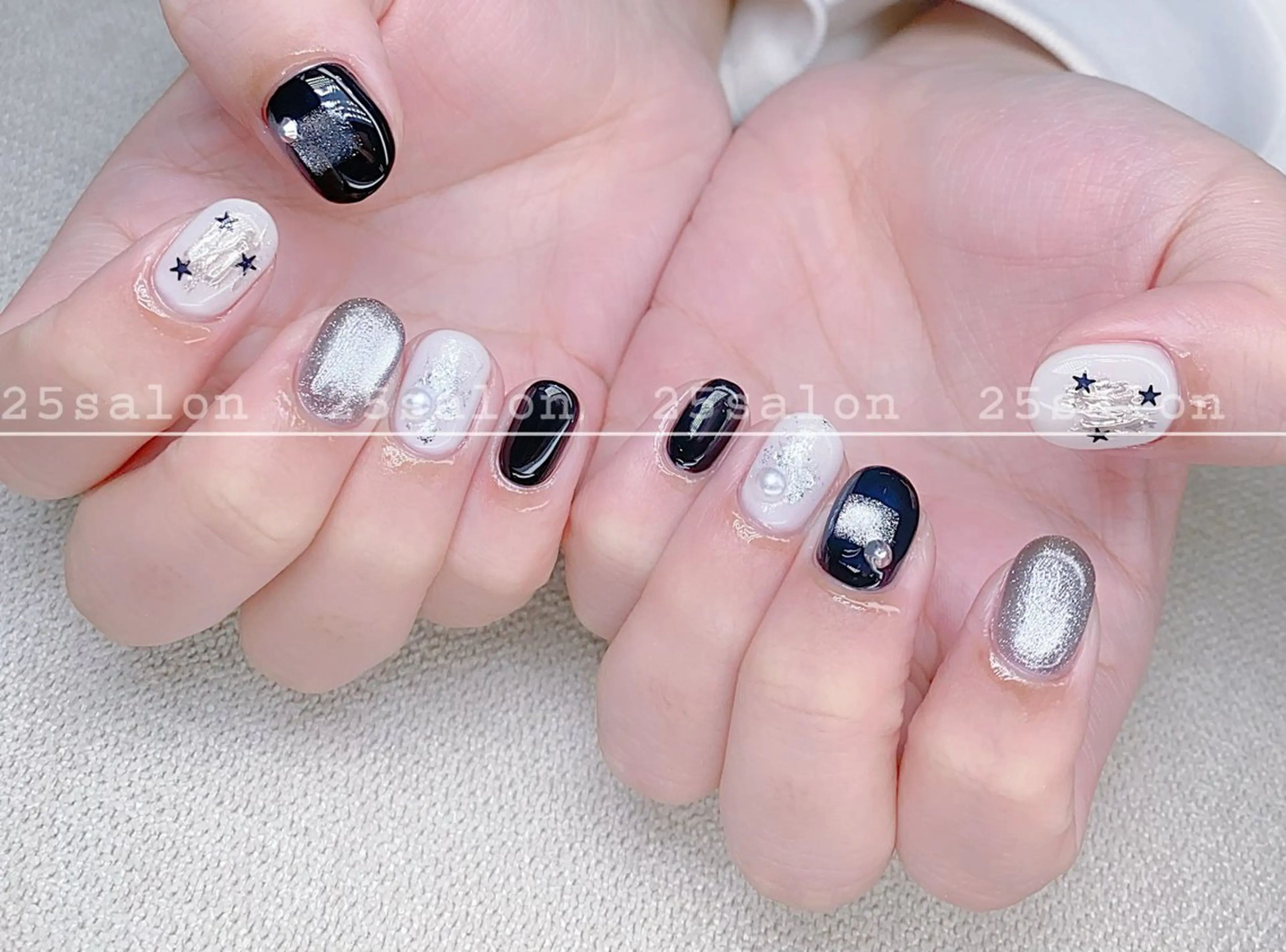 ネイル ジェルネイル 韓国ネイル ニュアンスネイル パラジェル ワンホンネイル 2 5のマツエク・マツパデザイン