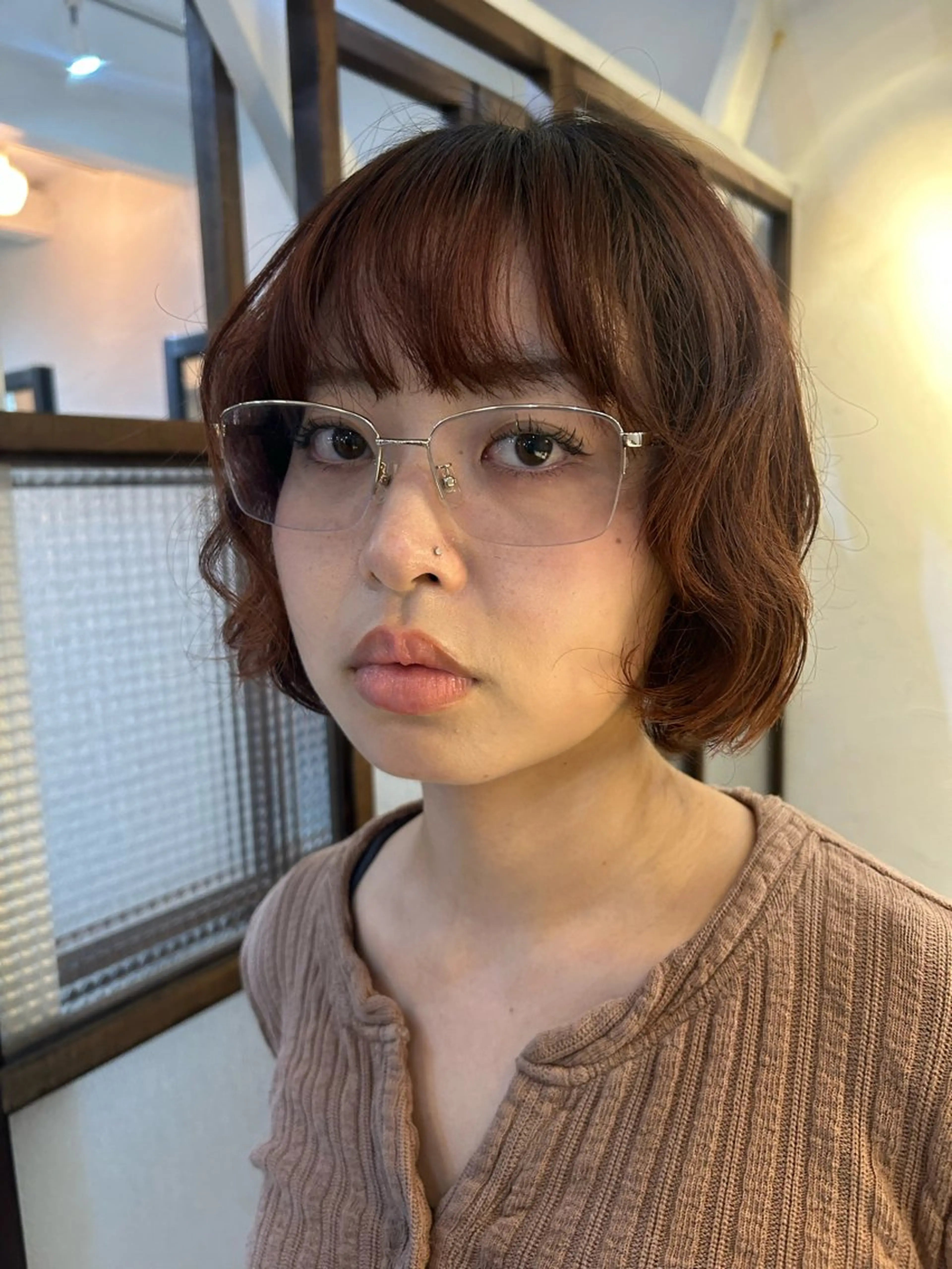 ショート カット パーマ トリートメント MOMOKA💫 YARD【学芸大学】のヘアスタイル