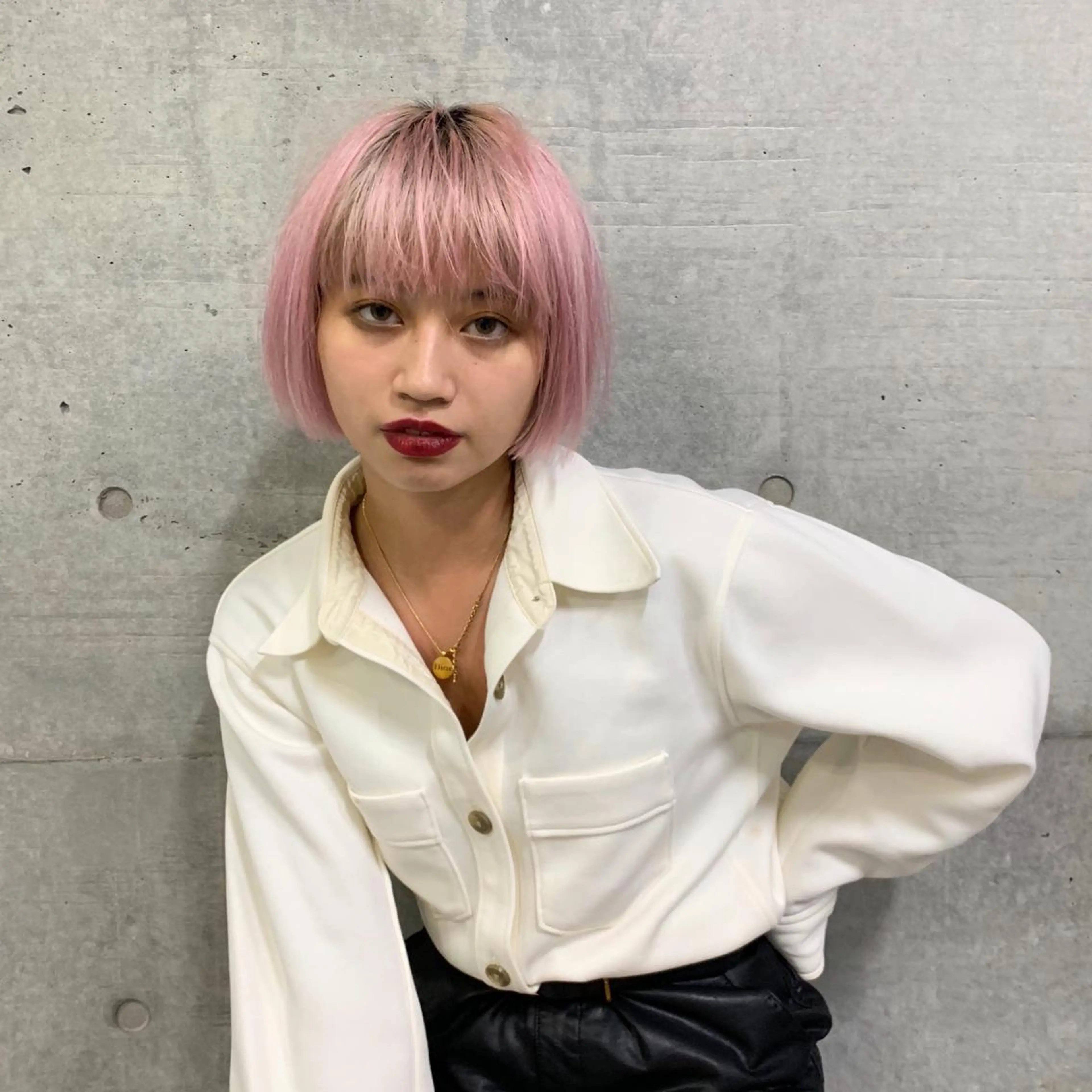 ミディアム カラー ブリーチ ケアブリーチ ダブルカラー グラデーションカラー インナーカラー ヘアカラー トリートメント THE./ブリーチ 透感カラー/髪質改善のヘアスタイル