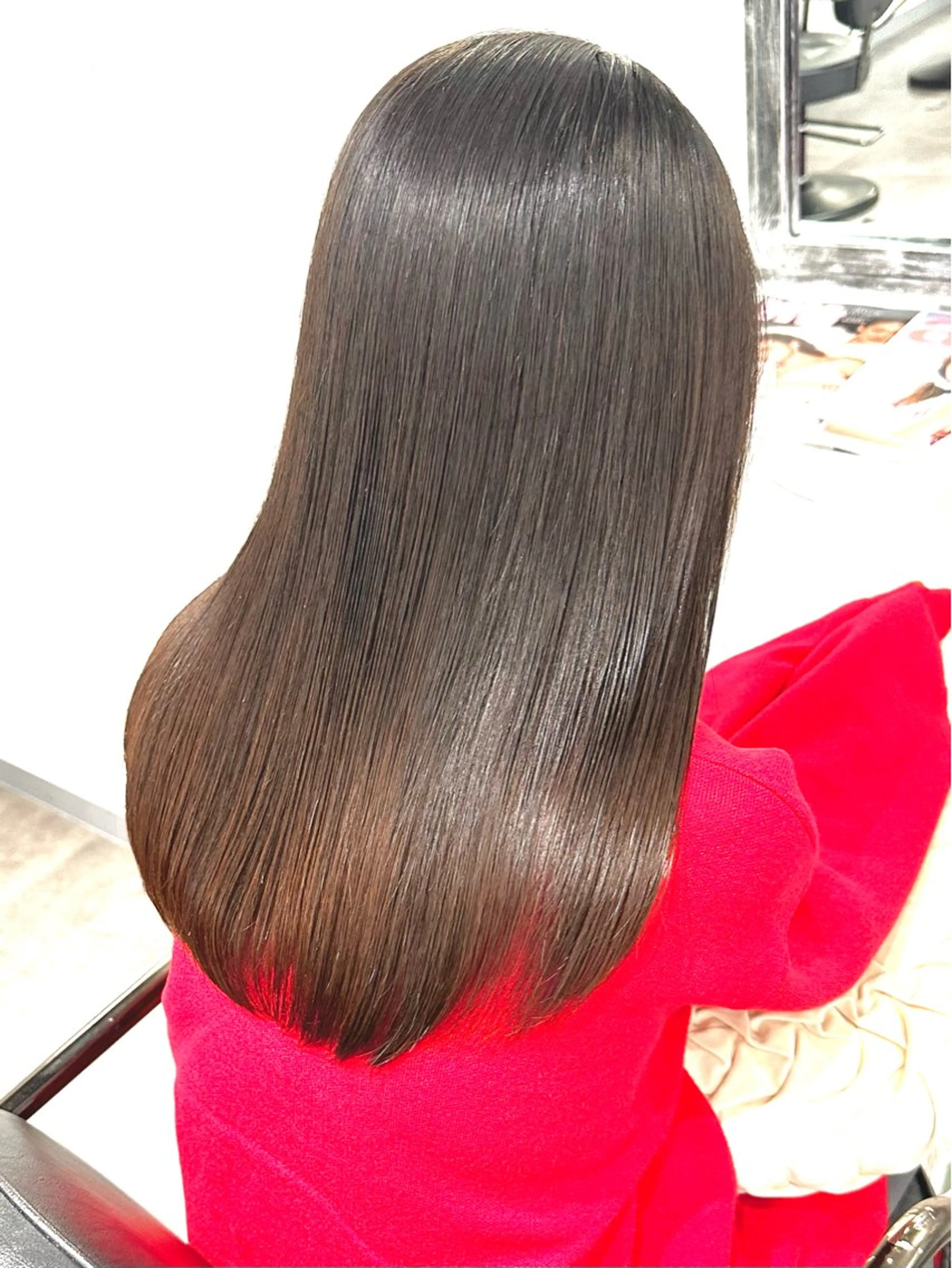 ロング ボブ 外国人風カラー ハイレイヤー ハイライト 髪質改善 篠崎 佑季のヘアスタイル