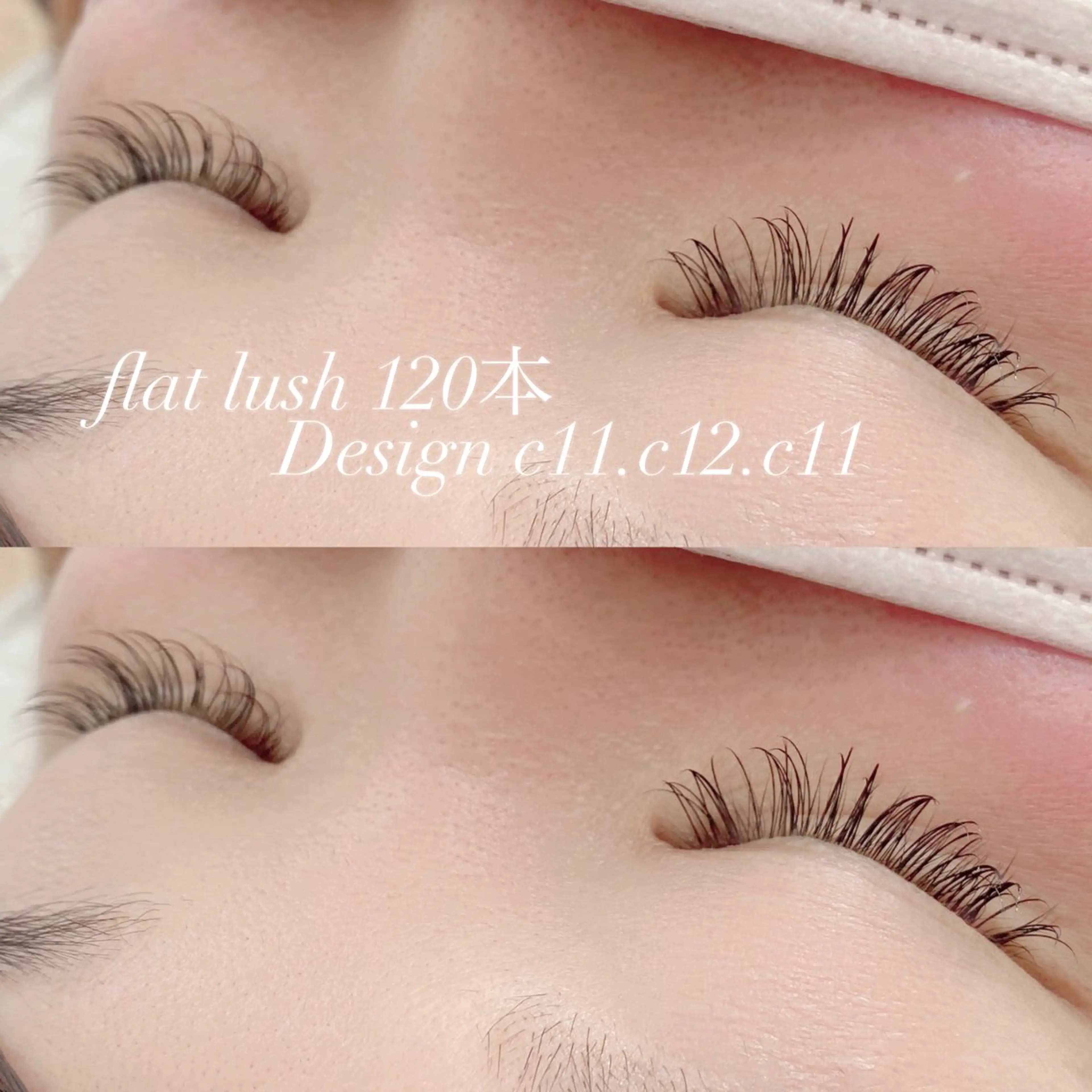 マツエク・マツパ フラットラッシュ eyelash salon myuのマツエク・マツパデザイン