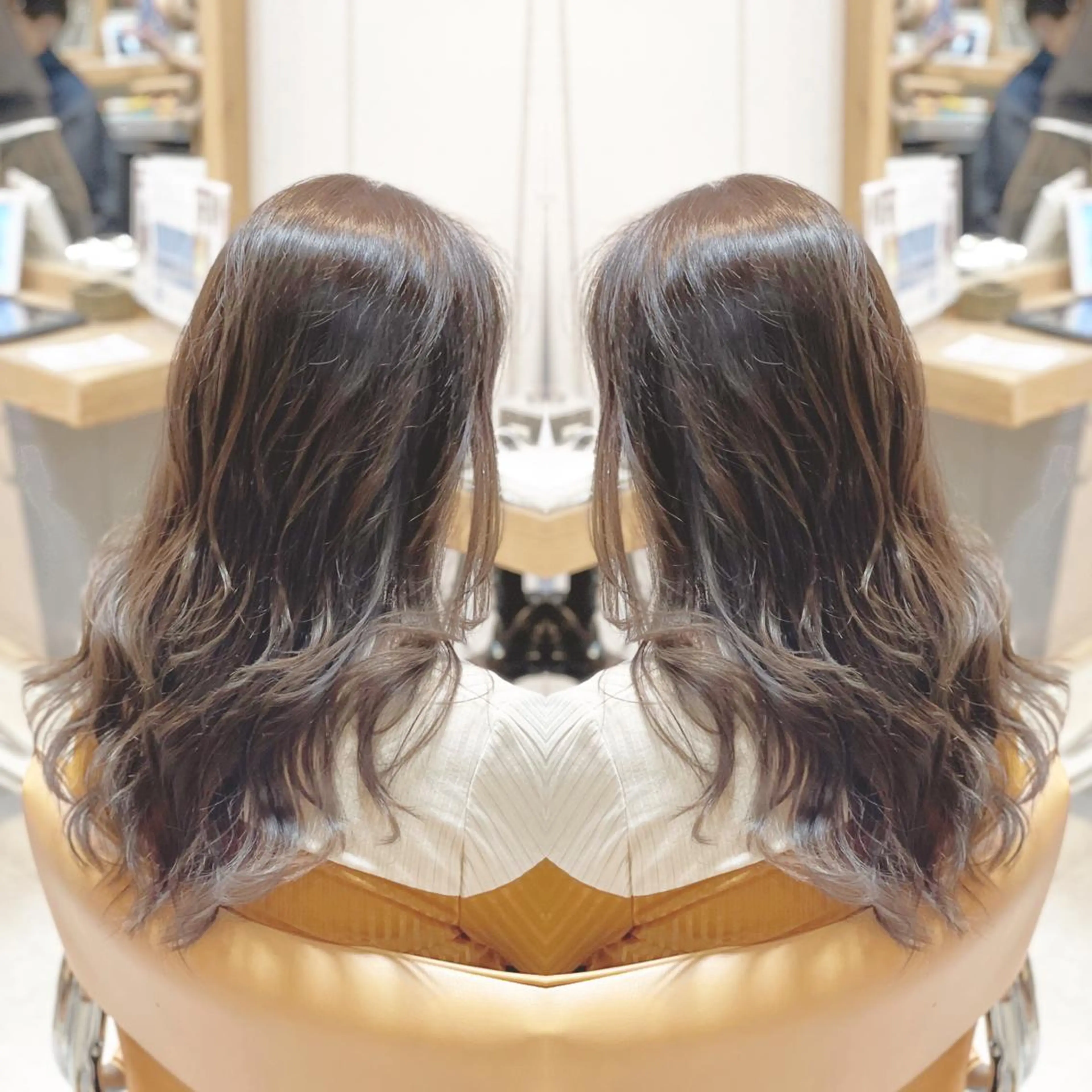 ミディアム 🦋韓国系指名No1 店長/圓山 祐也🦋のヘアスタイル