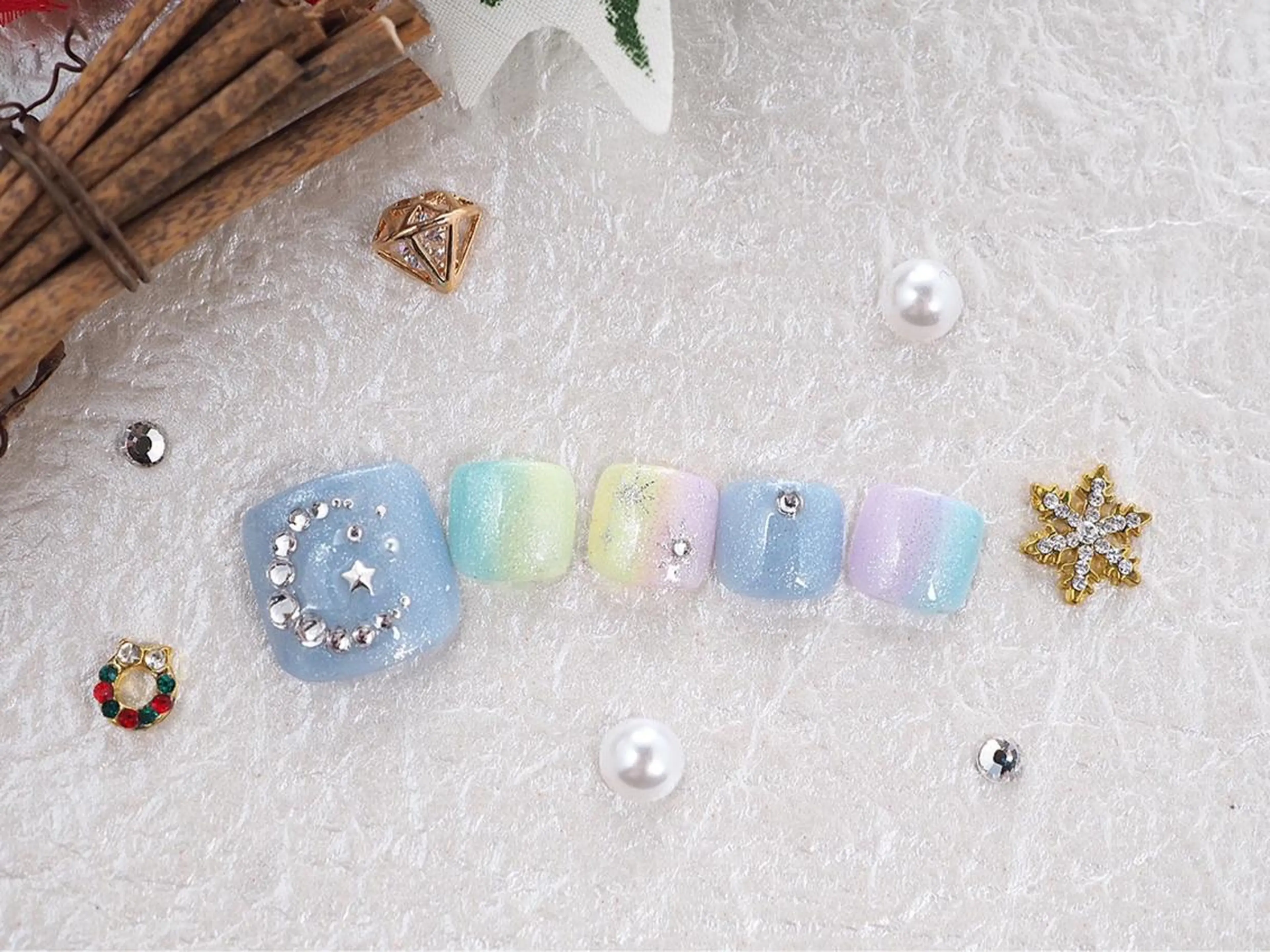 ネイル ネイルPetit Ribbonのネイルデザイン