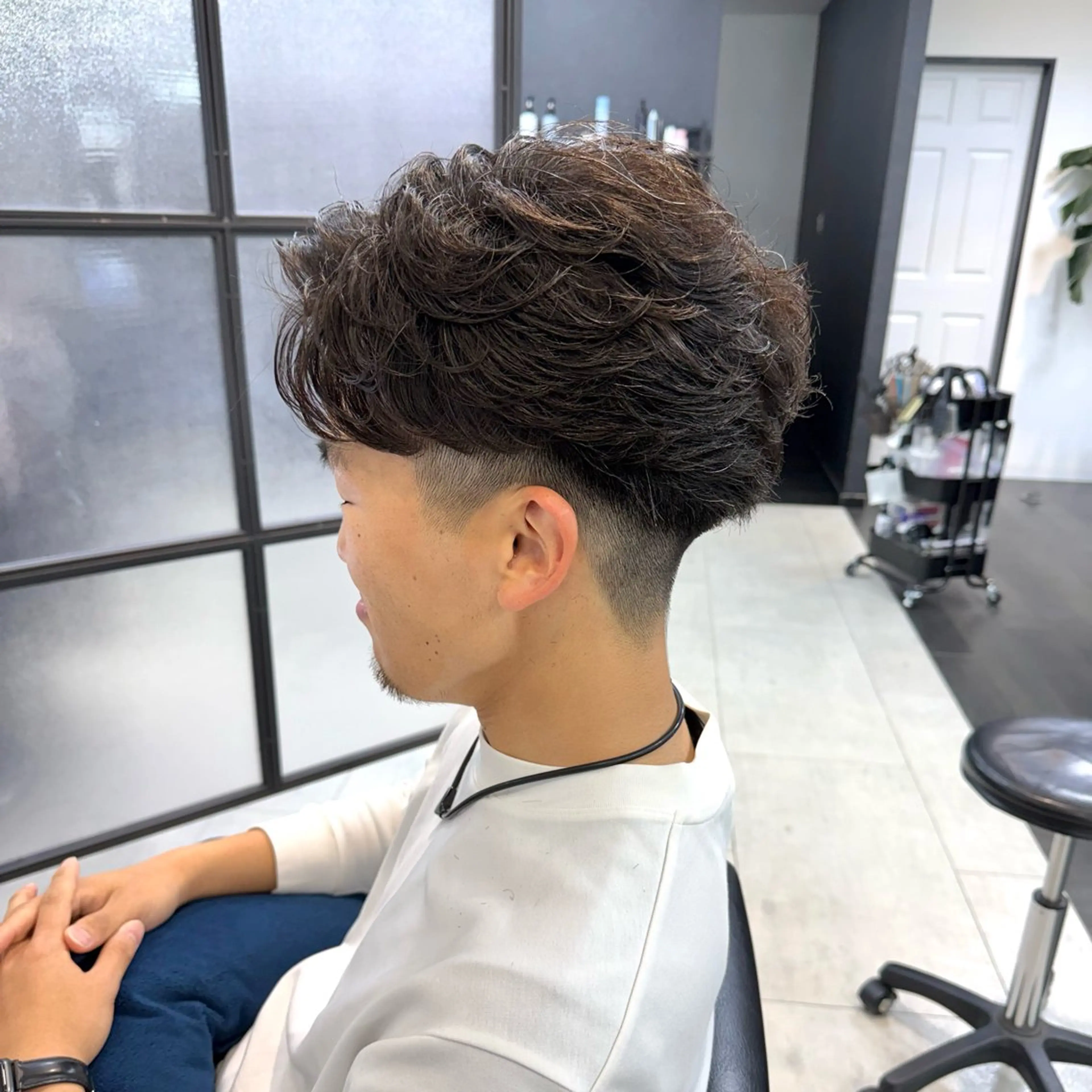 ショート パーマ メンズ ショートヘア カット パーマ メンズパーマの達人 / タカシマダイスケのヘアスタイル