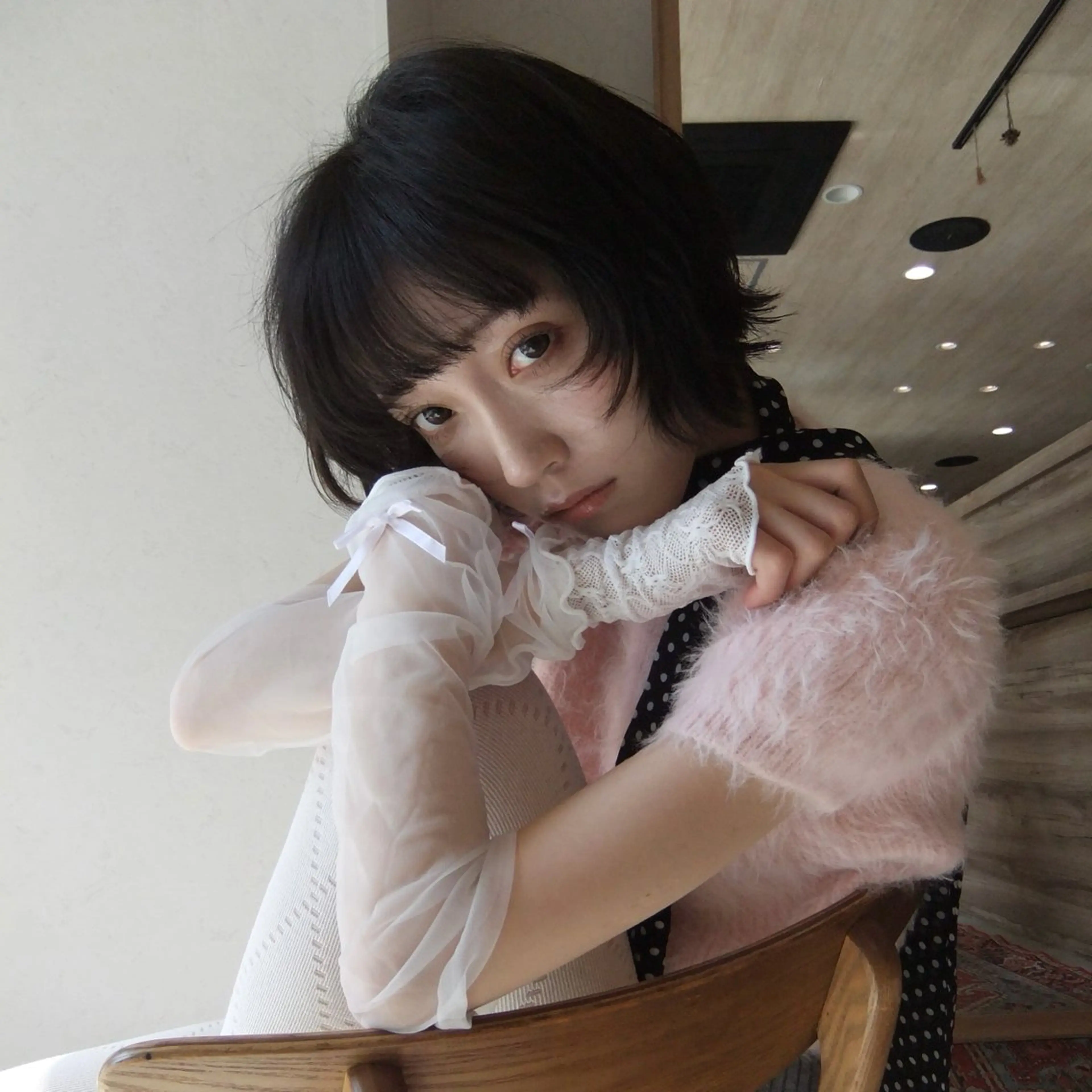 ショート カット レイヤー/似合わせ/ yuan⟡.·のヘアスタイル