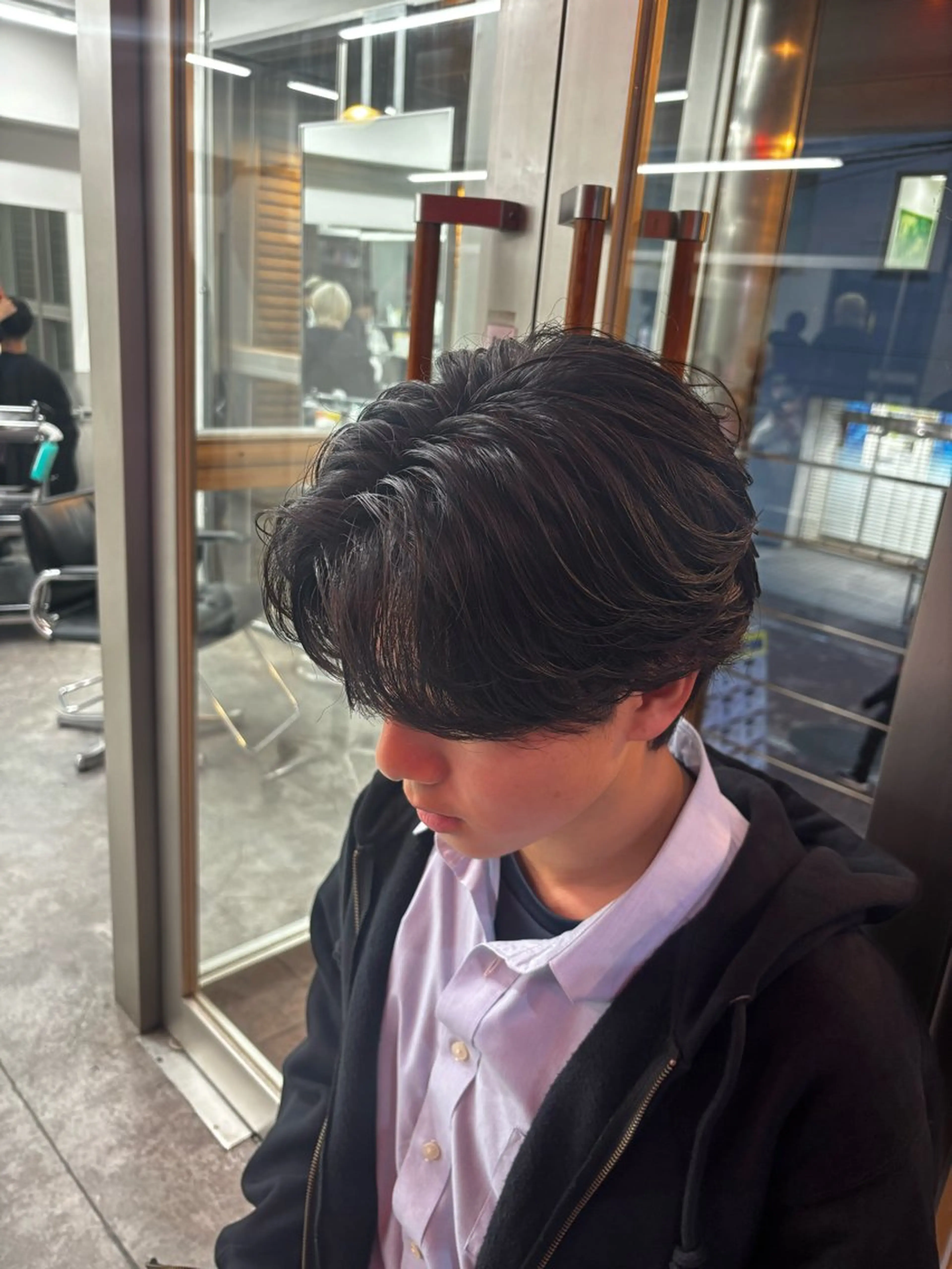 パーマ メンズ カット パーマ メンズ特化✨️ 韓国風パーマ🔥一八のヘアスタイル