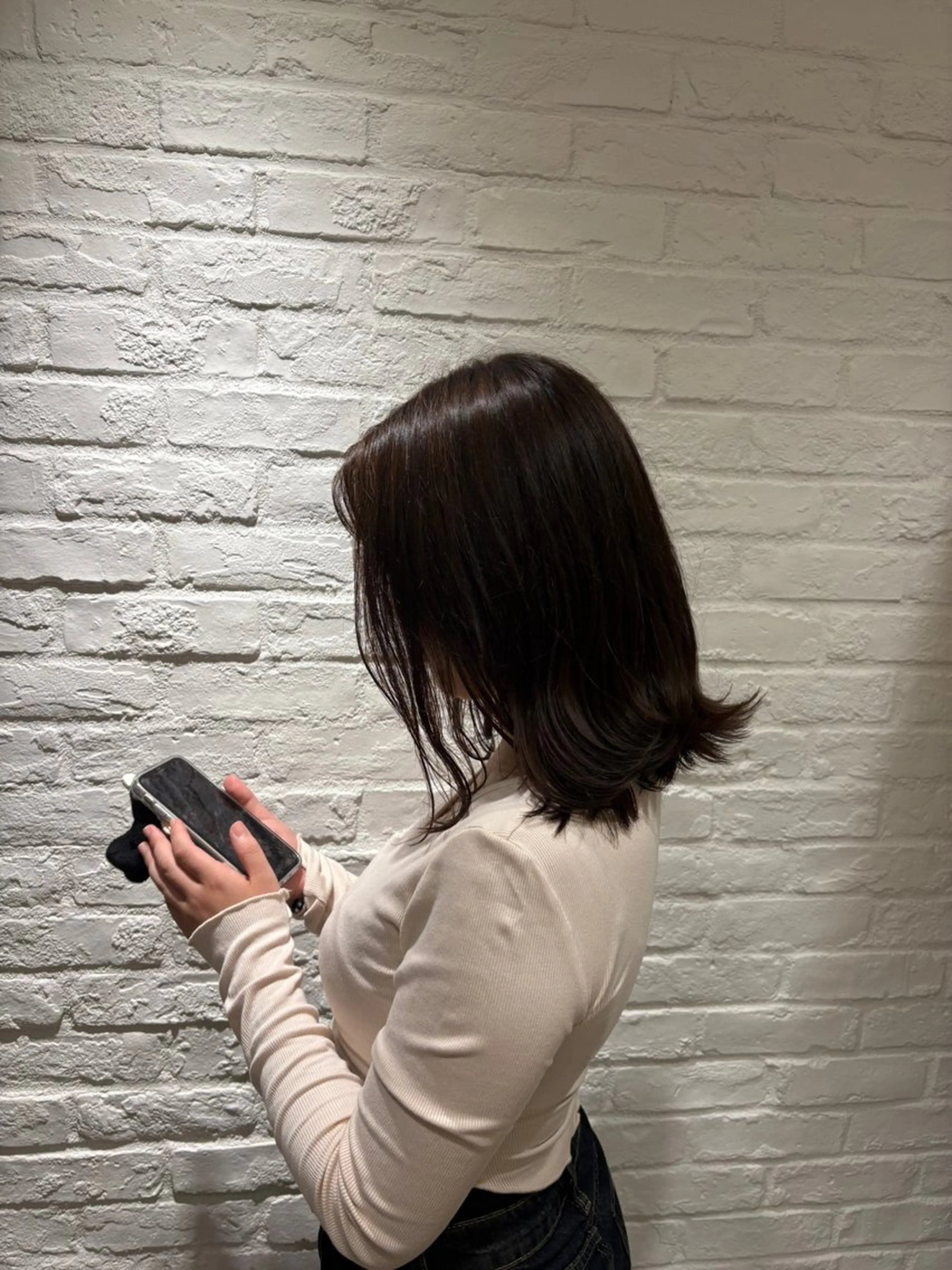 ミディアム ヘアカラー 梅田/透明感カラー /ひかるのヘアスタイル