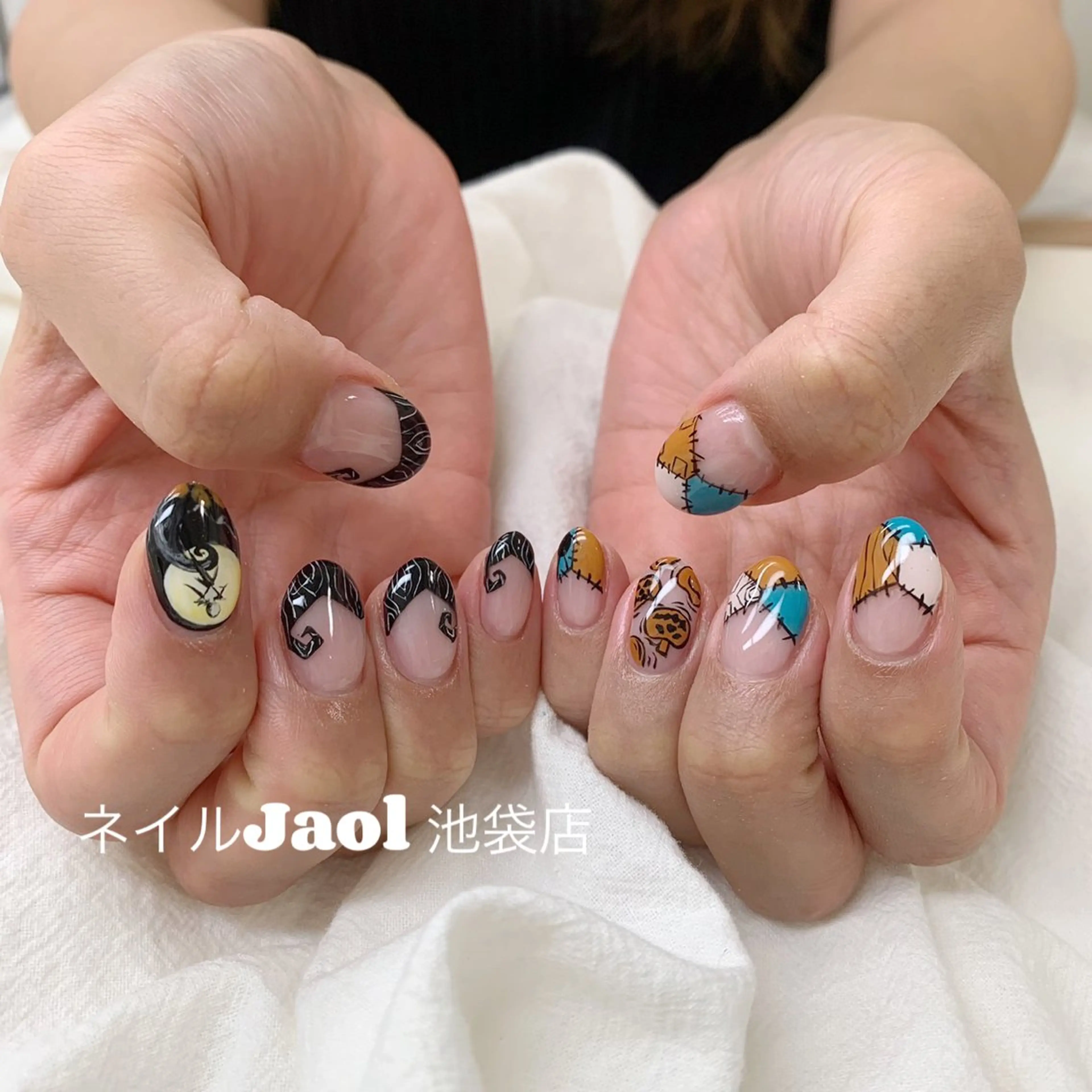 ショート ハロウィン 韓国風ヘア nail jaol池袋店所属・ネイルJaol 池袋のネイルデザイン