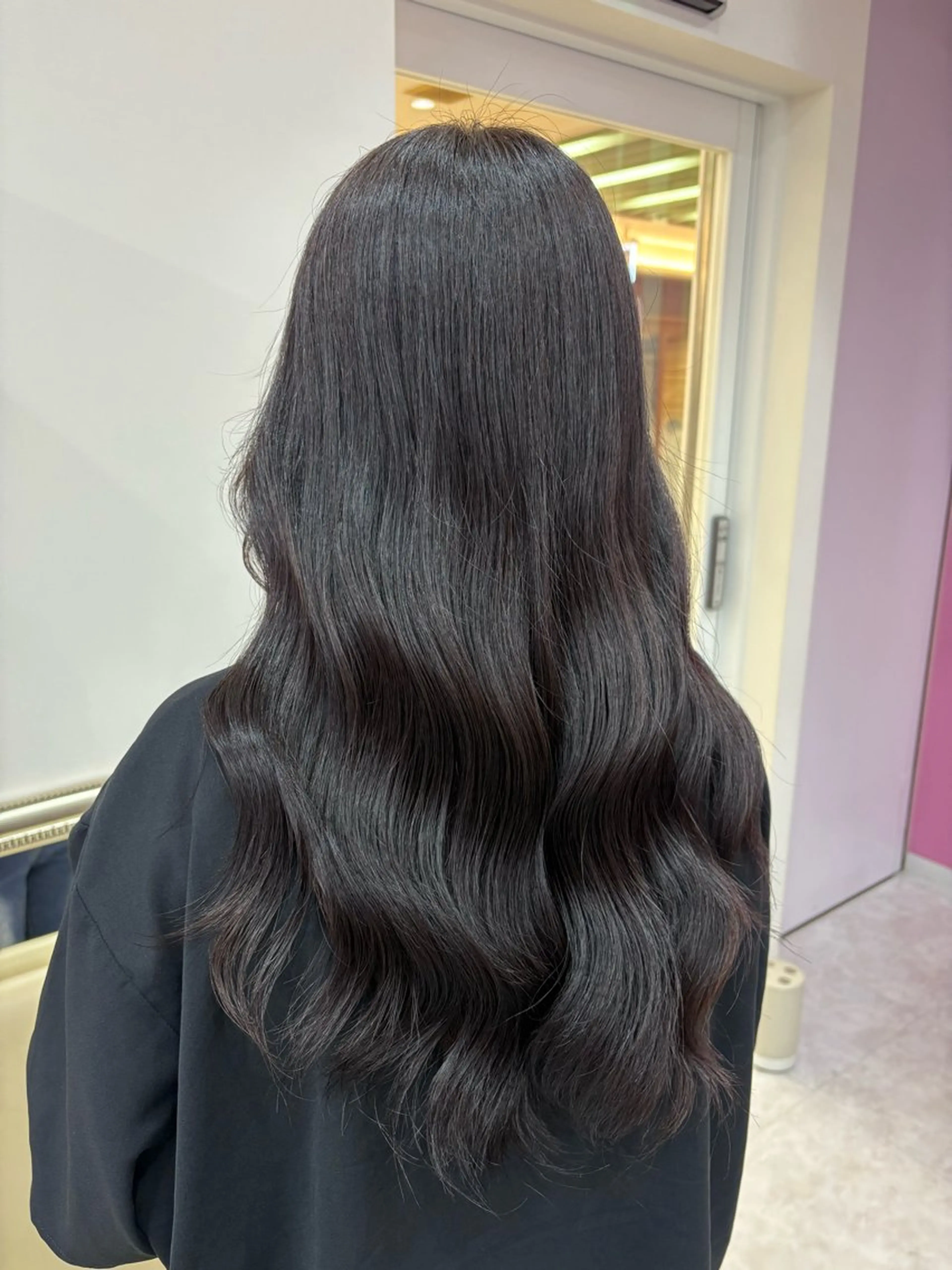 ロング カラー ブラウンカラー Hirona 縮毛矯正/髪質改善のヘアスタイル