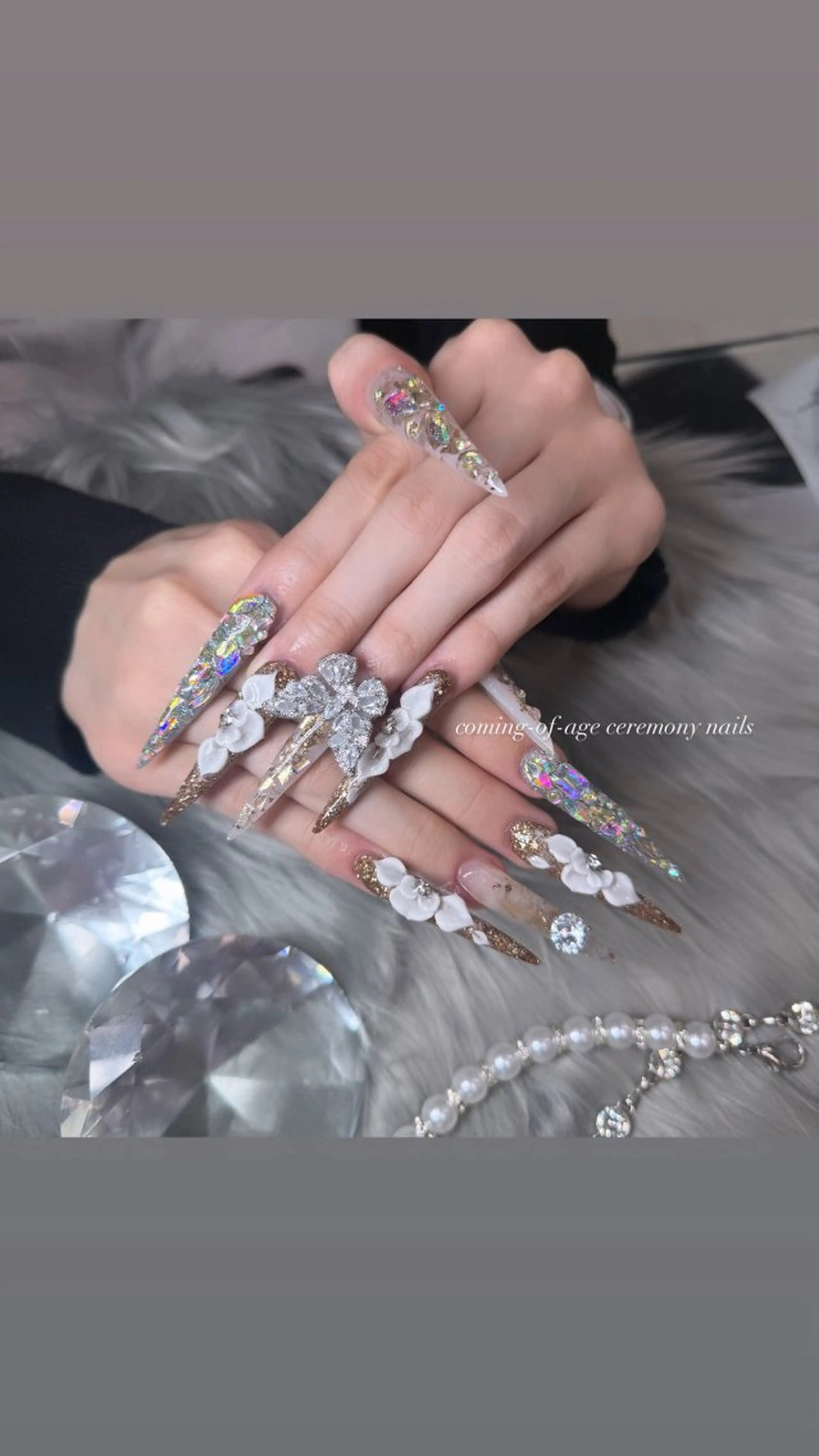 ネイル 加納 莉音のネイルデザイン