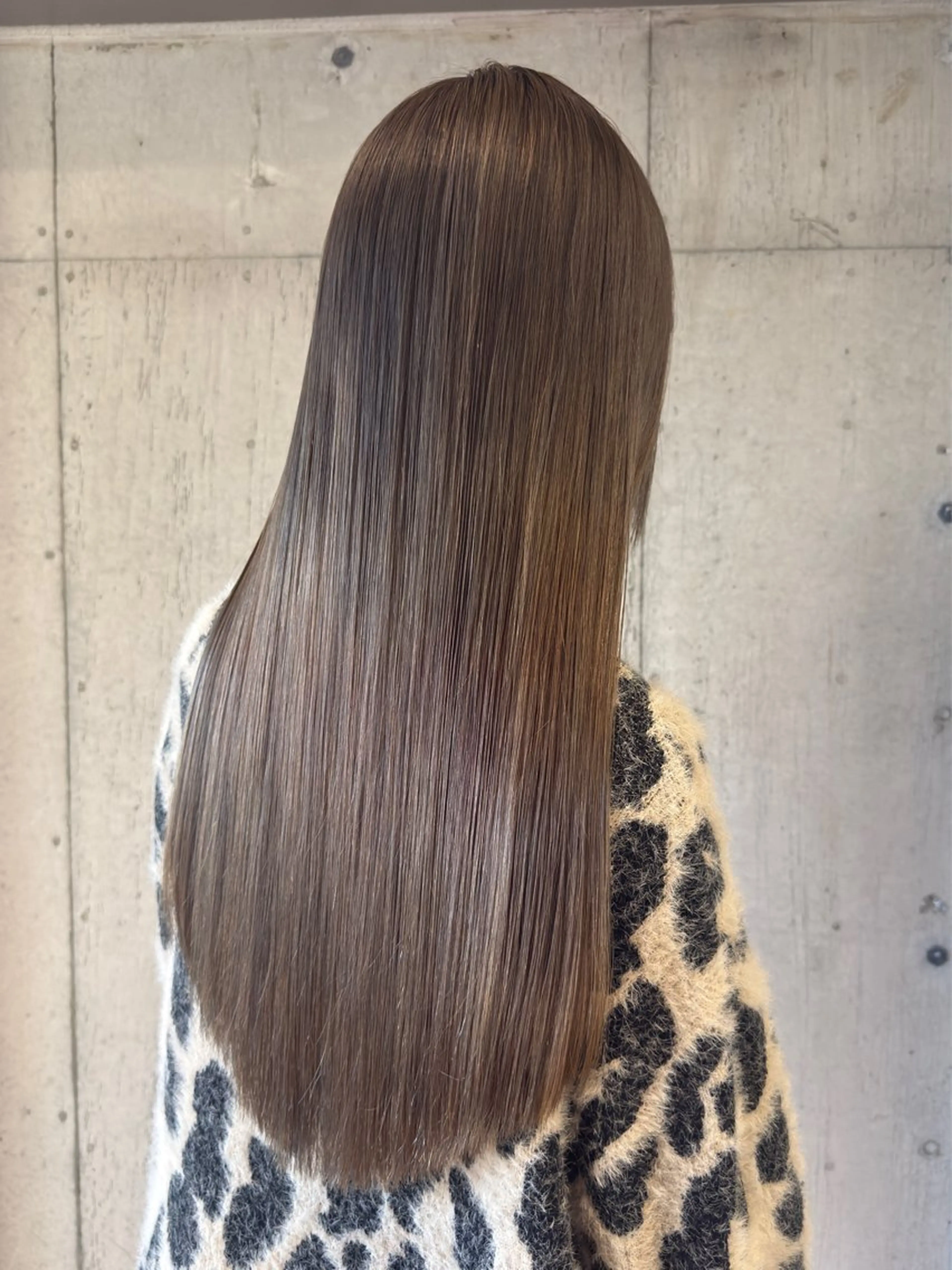 ロング カラー カット ヘアカラー トリートメント 透明感/血色カラー/ 似合せレイヤー/ゆいのヘアスタイル