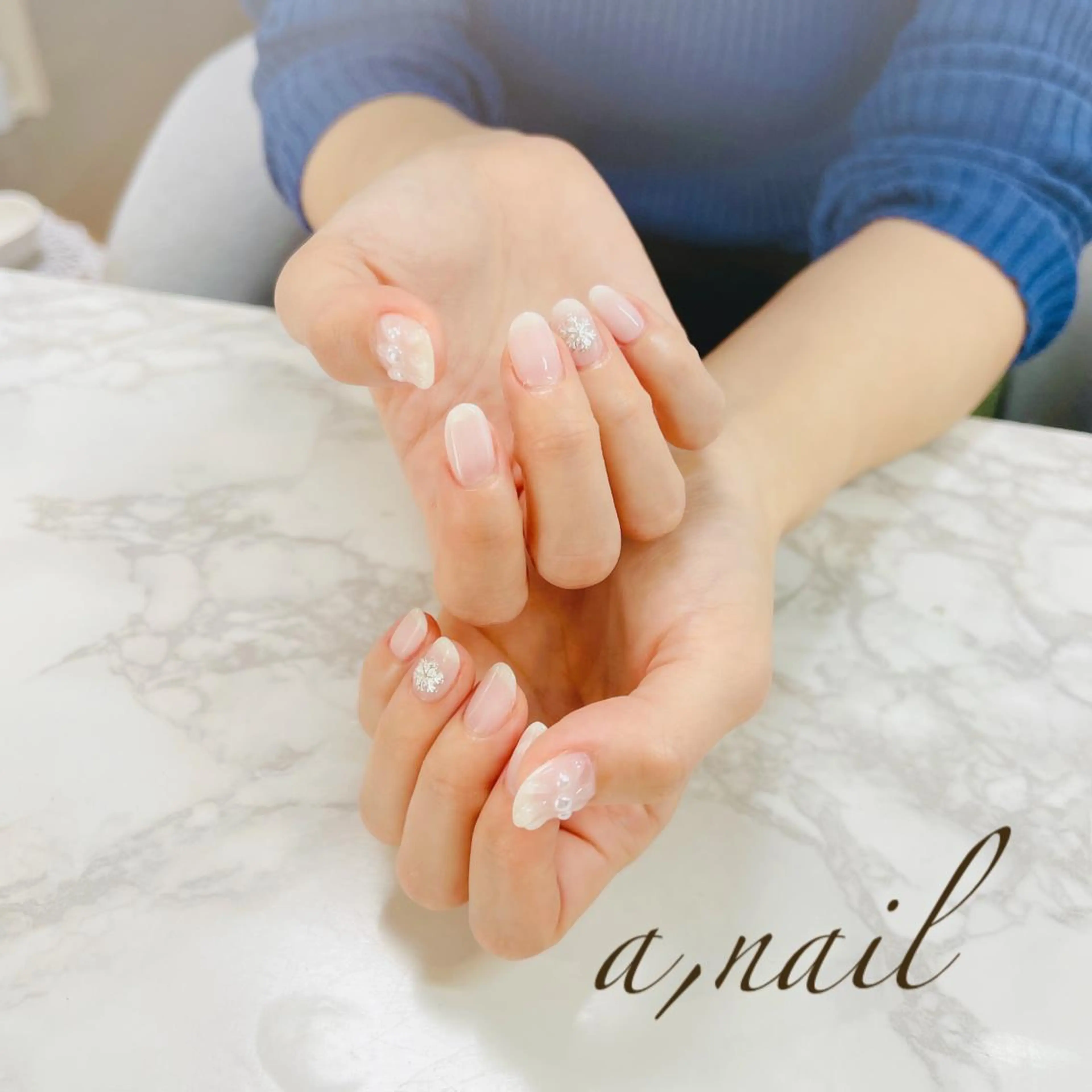 ネイル ジェルネイル グラデーション ワンカラーネイル ぷっくりネイル シンプルネイル ハンドネイル ネイルサロン エーネイルのネイルデザイン