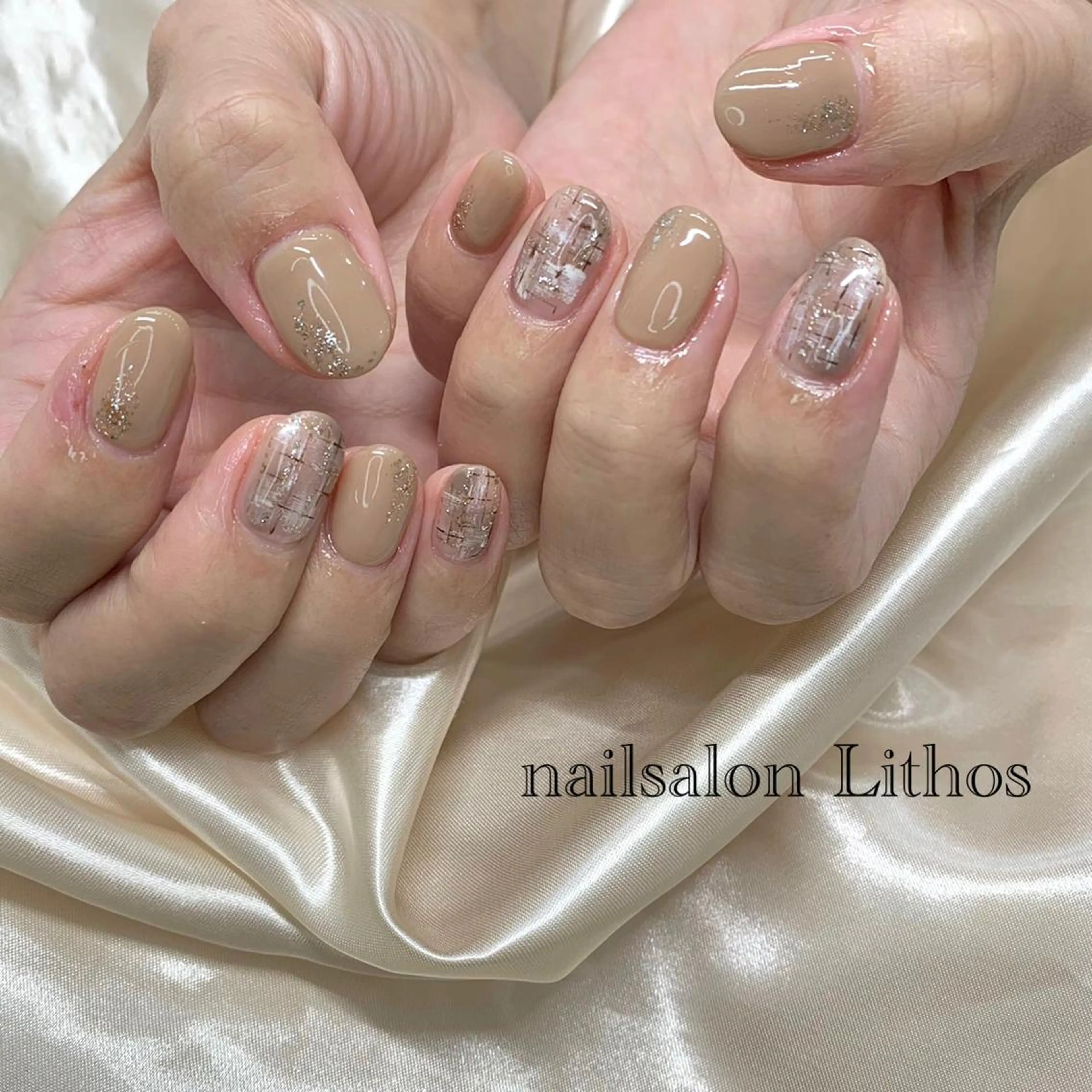 ネイル オフィスネイル ハンドネイル nailsalon Lithos所属・nailsalon Recontreのネイルデザイン
