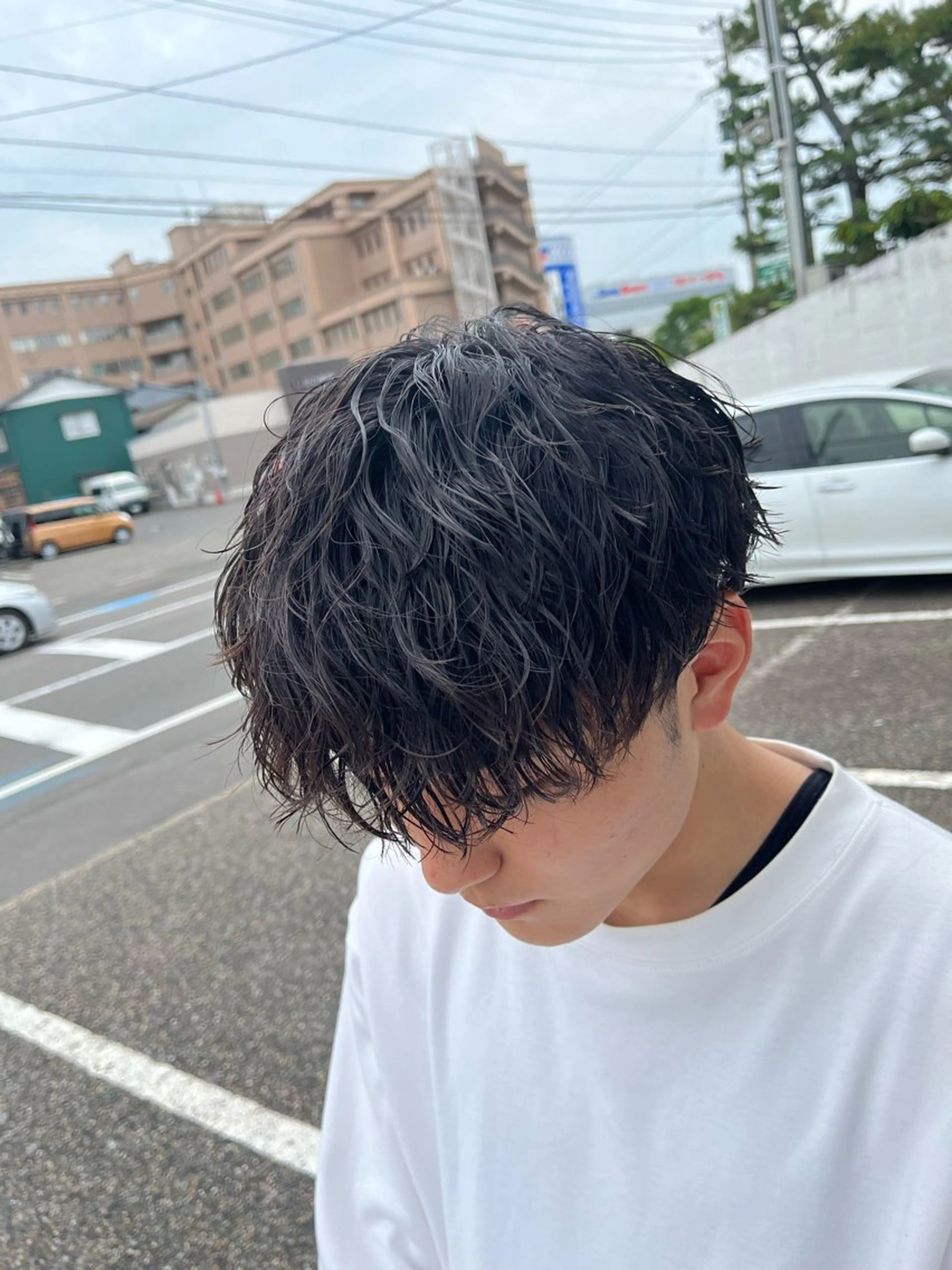 ミディアム パーマ メンズ パーマが得意な【最高 悠斗】のヘアスタイル