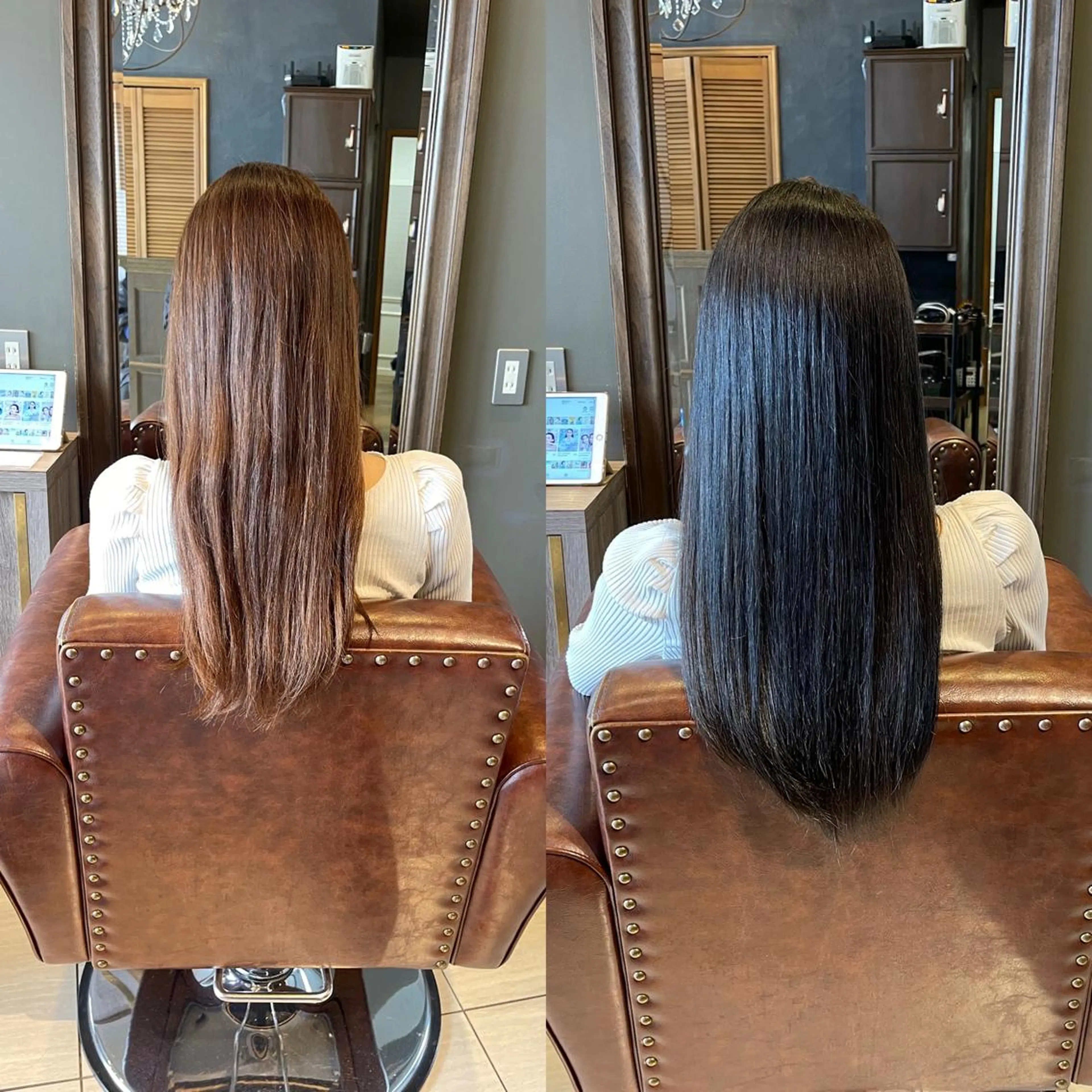 ロング 韓国風ヘア ロング 縮毛矯正 六本木縮毛矯正/髪質 改善/LOANA鈴木のヘアスタイル