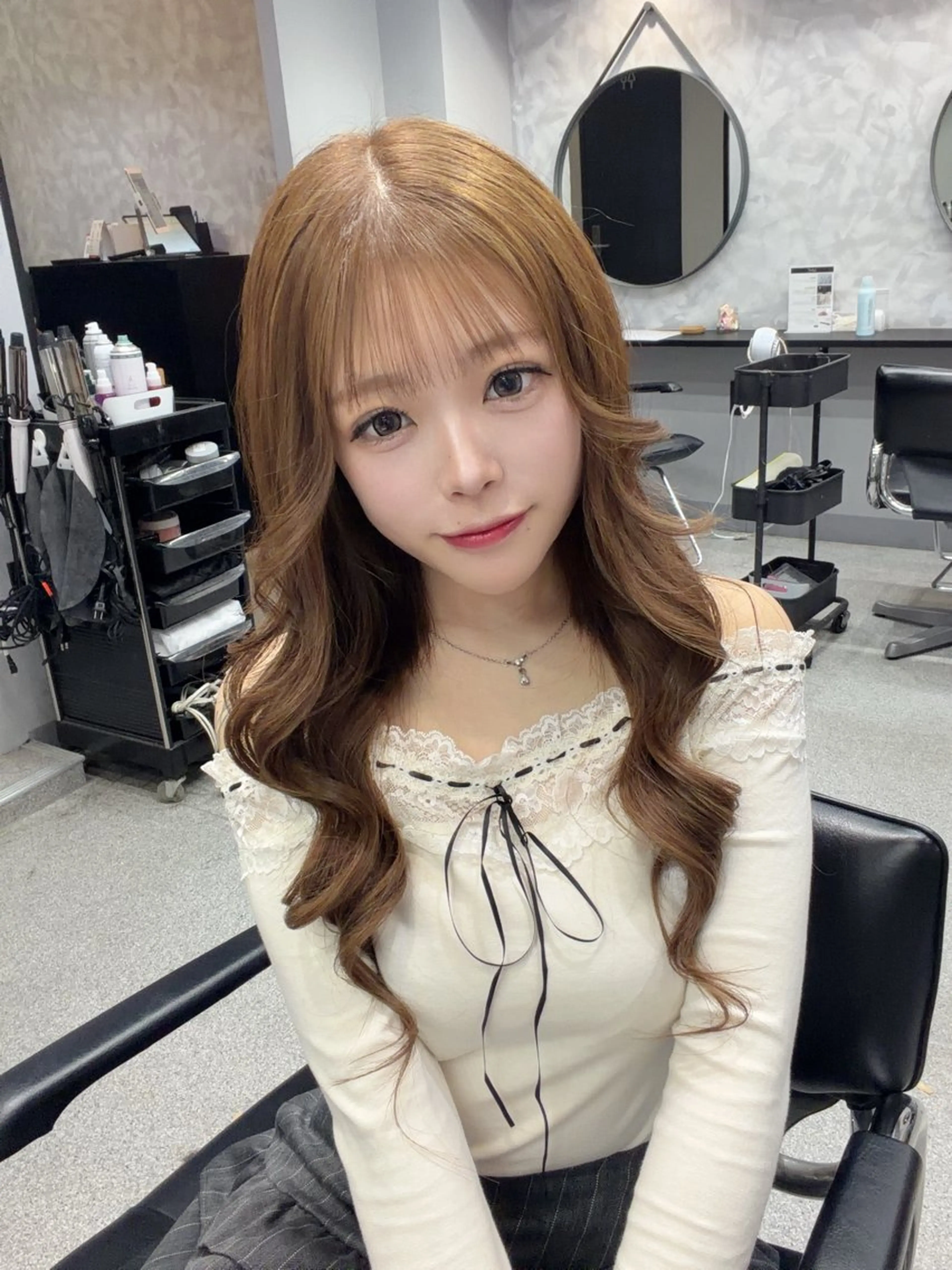 ロング カラー エクステ ロング カット ヘアカラー エクステ 👑最高級エクステ 👑新宿/タイセイのヘアスタイル