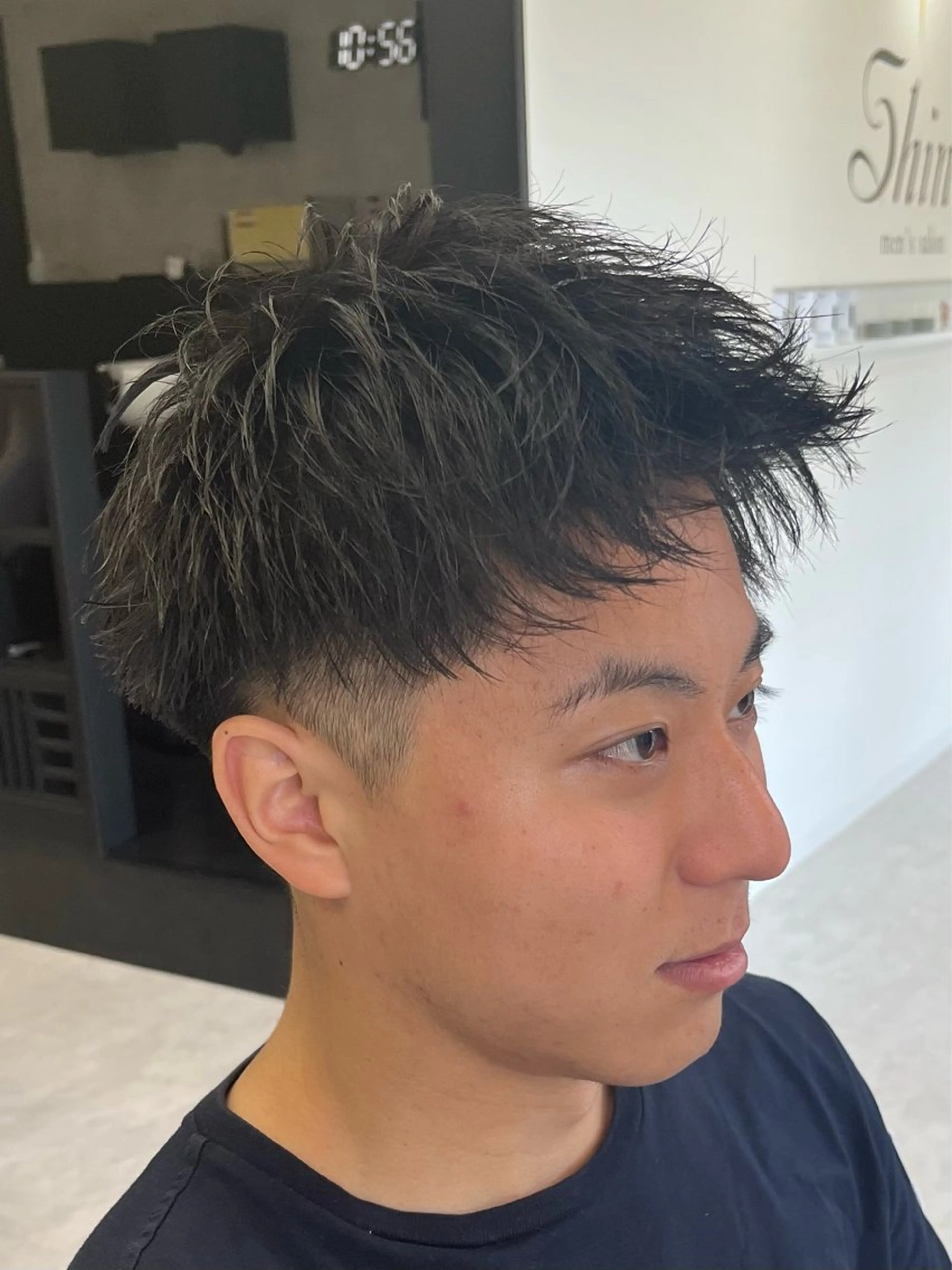 ショート メンズ モヒカン カット トリートメント 【店長】メンズ職人 短髪　ハイトーン🔥のヘアスタイル