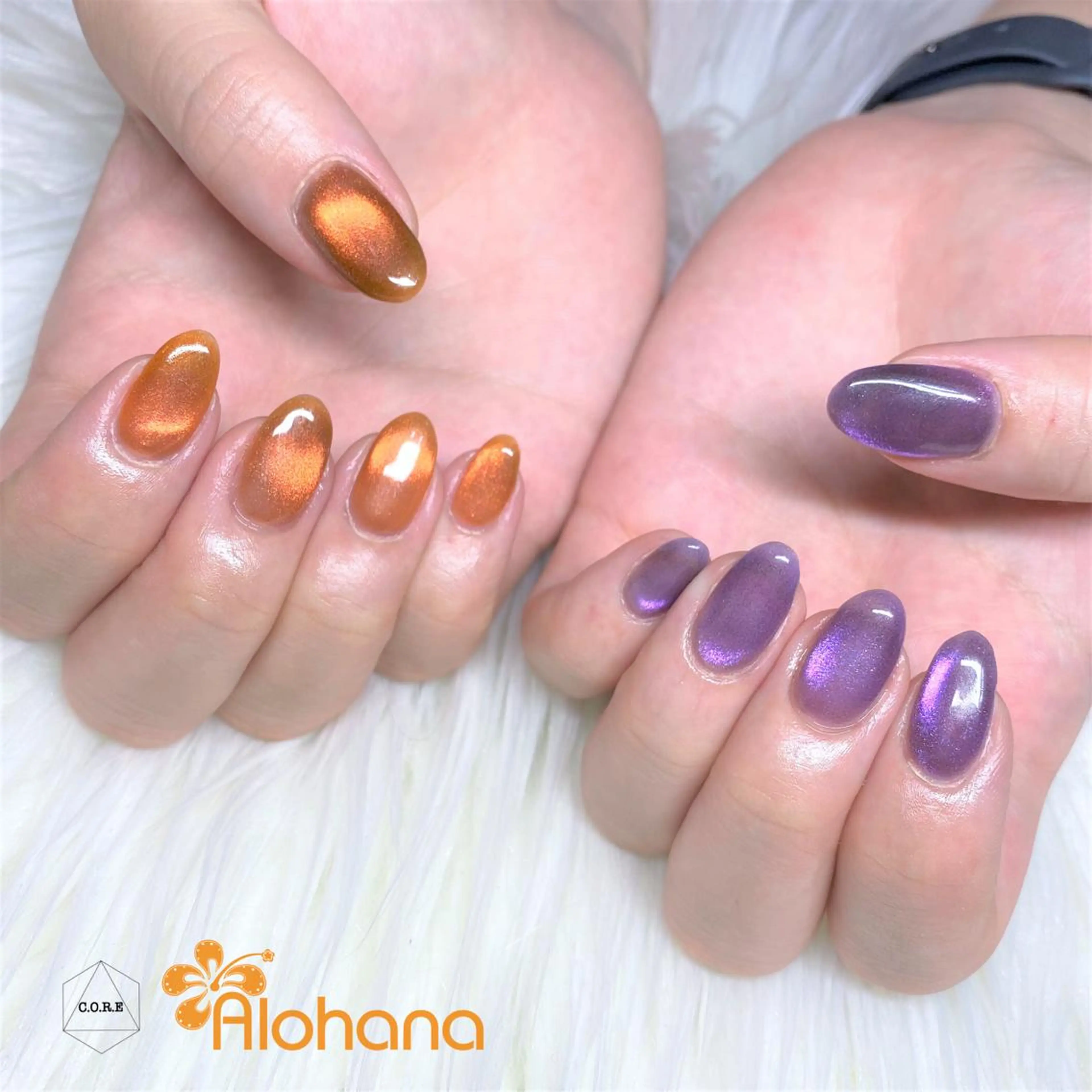 ネイル マグネットネイル ハンドネイル Alohana所属・Alohana Minaのネイルデザイン